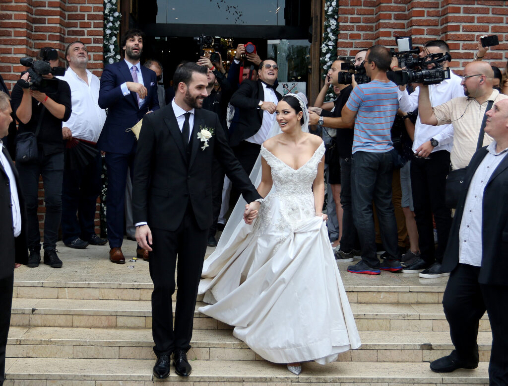 Aleksandra Prijović i Filip Živojinović, venčanje