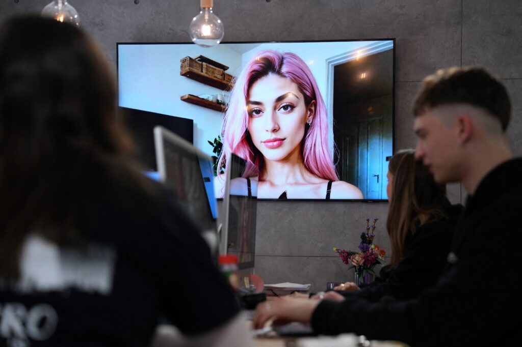 AI influenserka