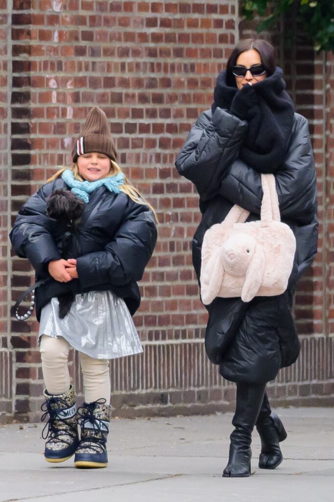 Irina Šajk sa ćerkom