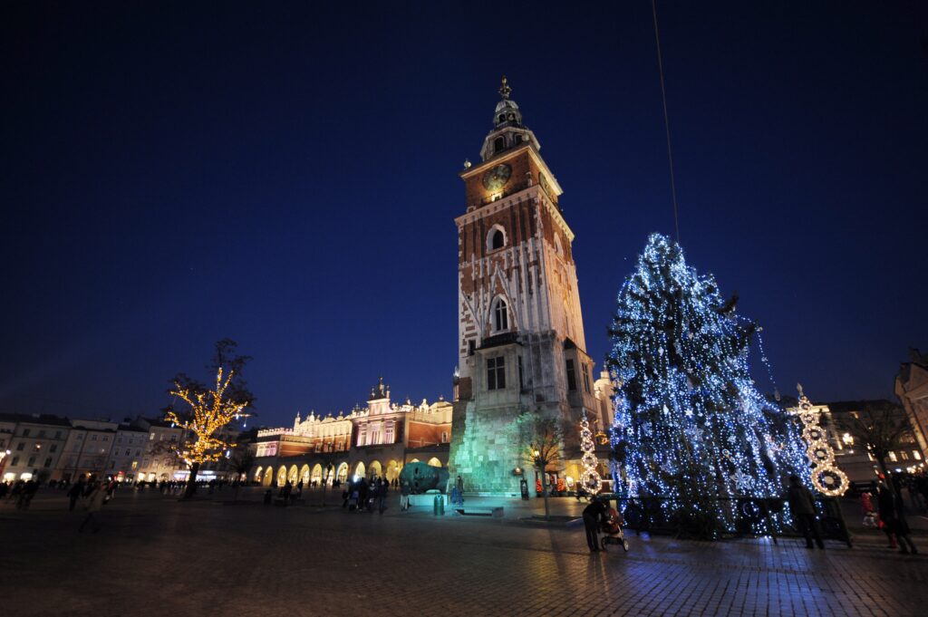 Krakow, Poland Rynek Główny Christmas Market