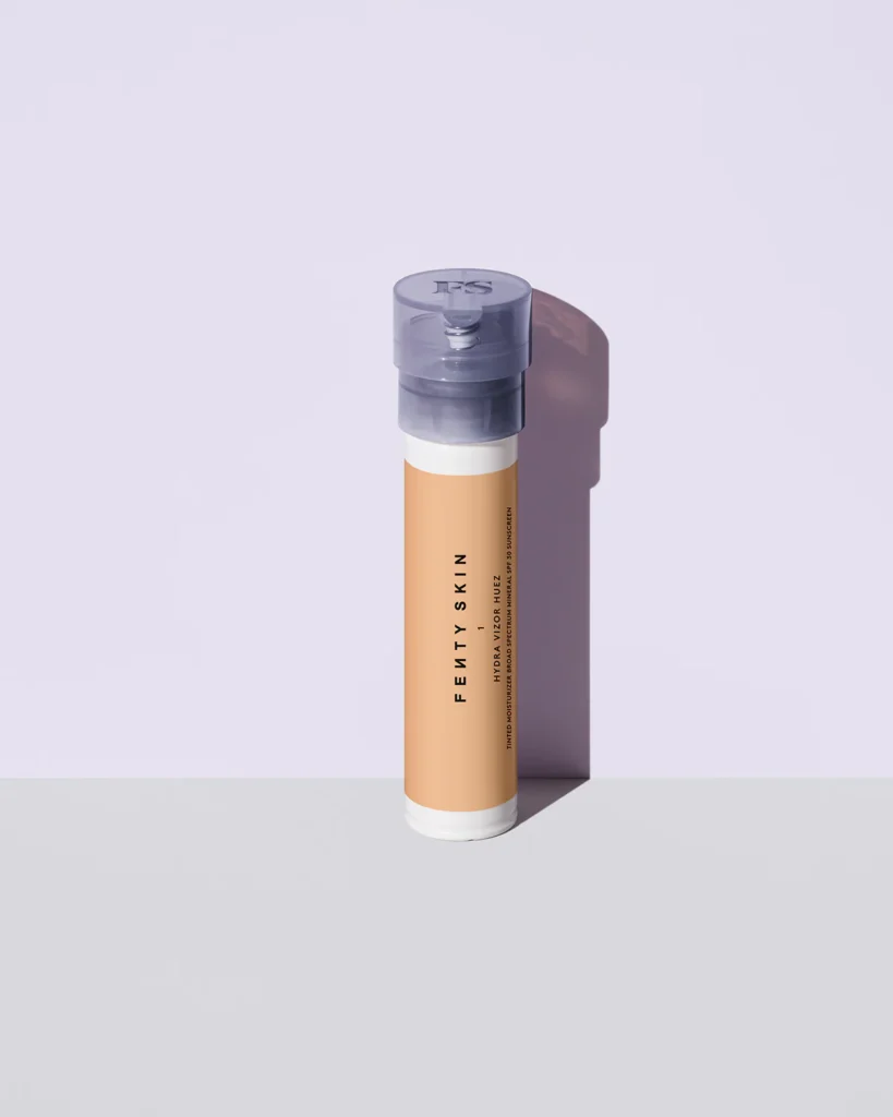 Fenty Skin Hydra Vizor Huez Tinted Moisturizer Broad Spectrum Mineral SPF 30 Sunscreen