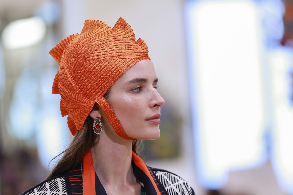 In the new Chanel Cruise collection, our favorite is the perfect summer coral dress