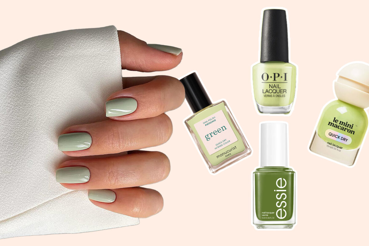 Matcha nails are irresistible for summer