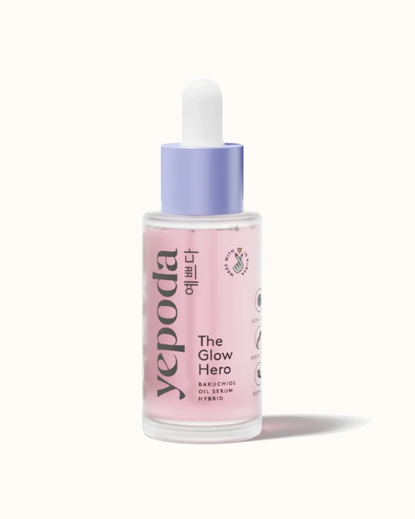 Yepoda The Glow Hero bakuchiol oil serum hybrid