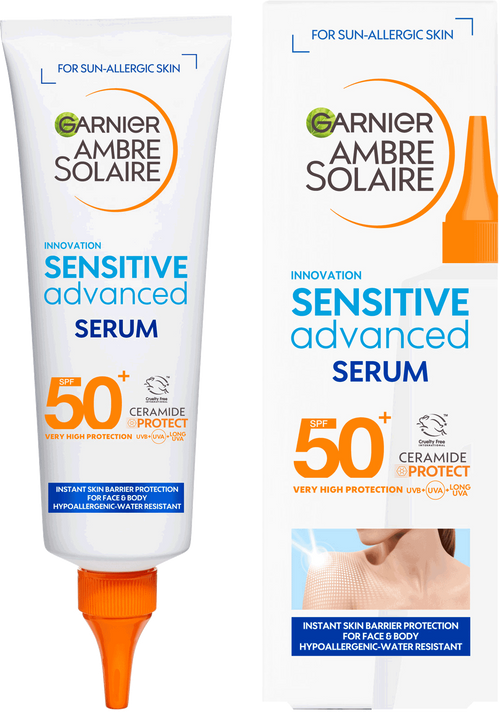 Garnier Ambre Solaire SPF50+ sensitive advanced serum