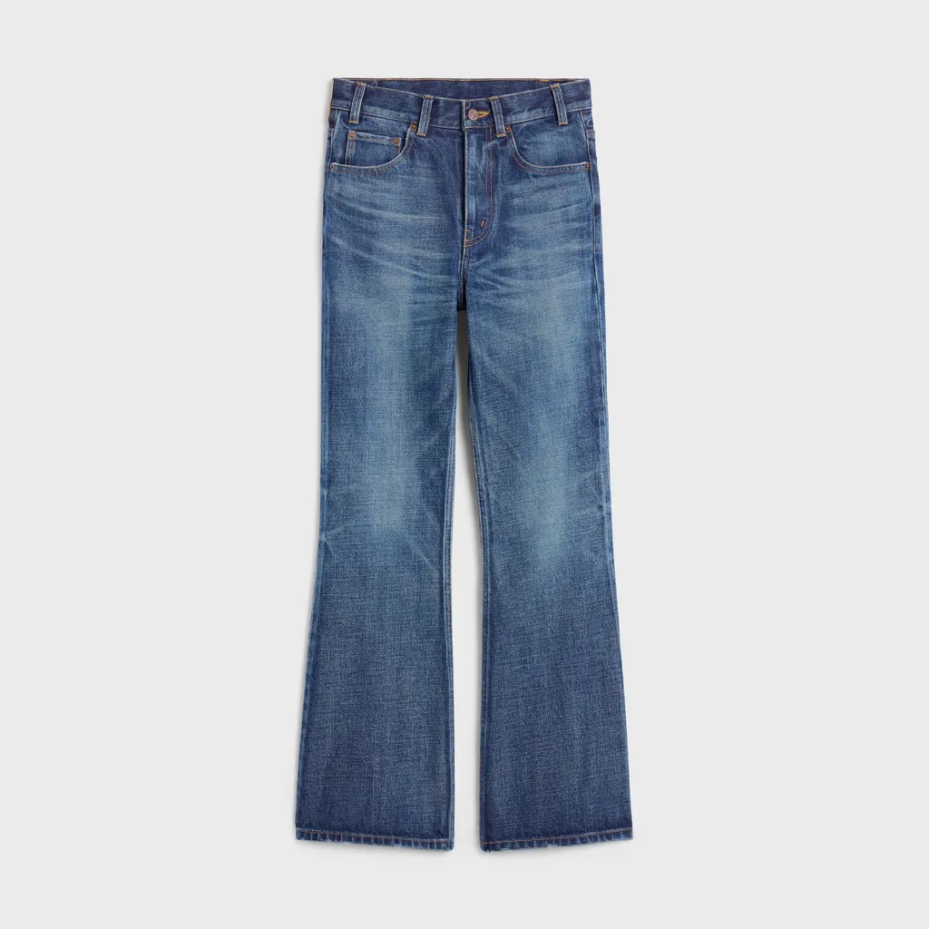 CELINE Bootcut Jeans in Dark Union Wash Denim