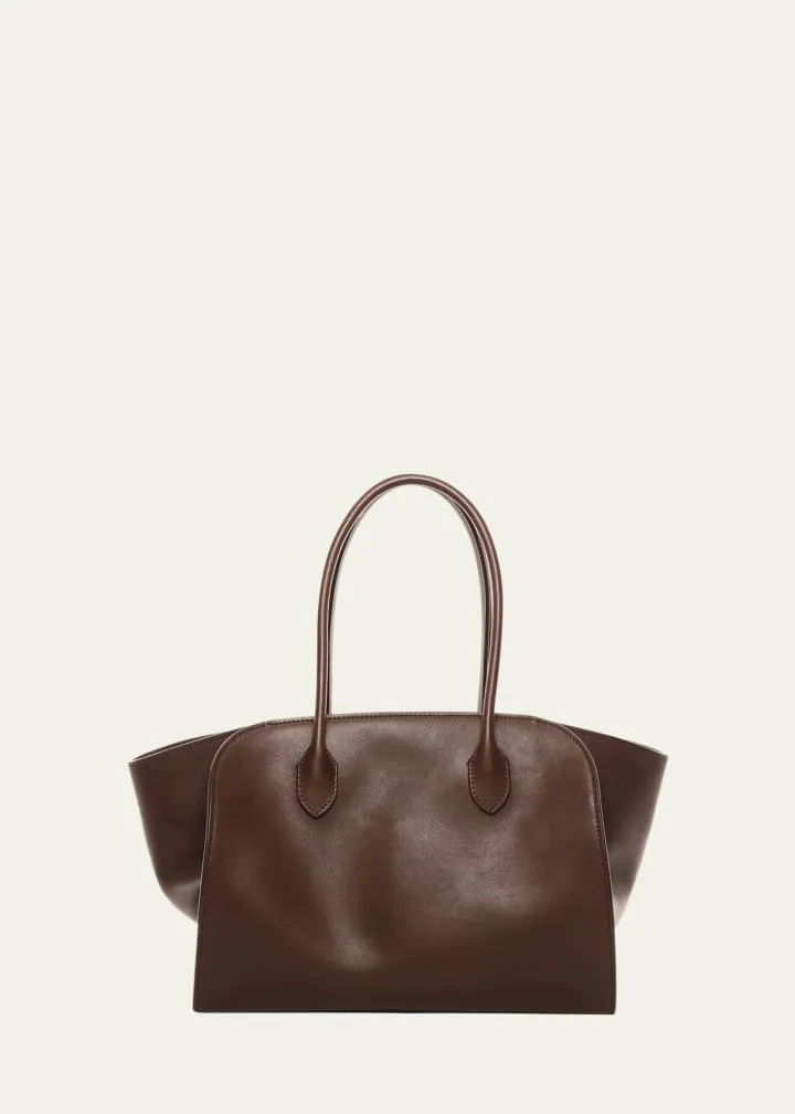 THE ROW Marlo 12 Tote Bag in Saddle Leather