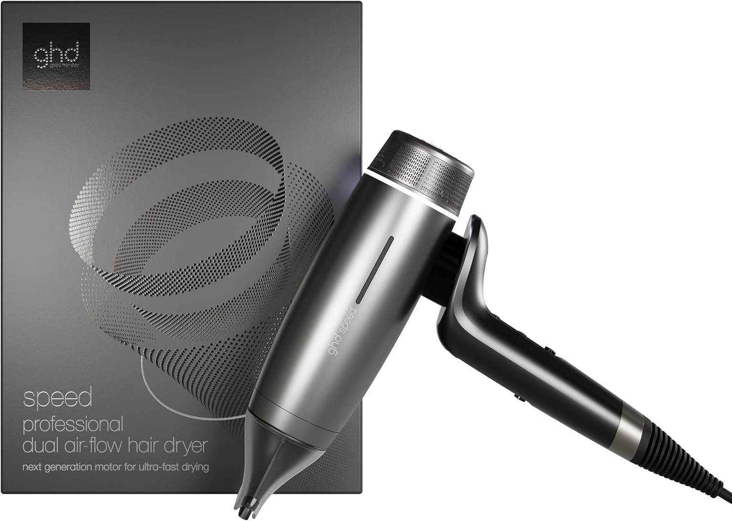 ghd - Sèche-cheveux ghd Speed - Seche cheveux professionnel - Ultra-rapide, séchage puissant avec contrôle, sans dommage thermique, frais en racineau toucher - Recommandé par les coiffeurs.jpg