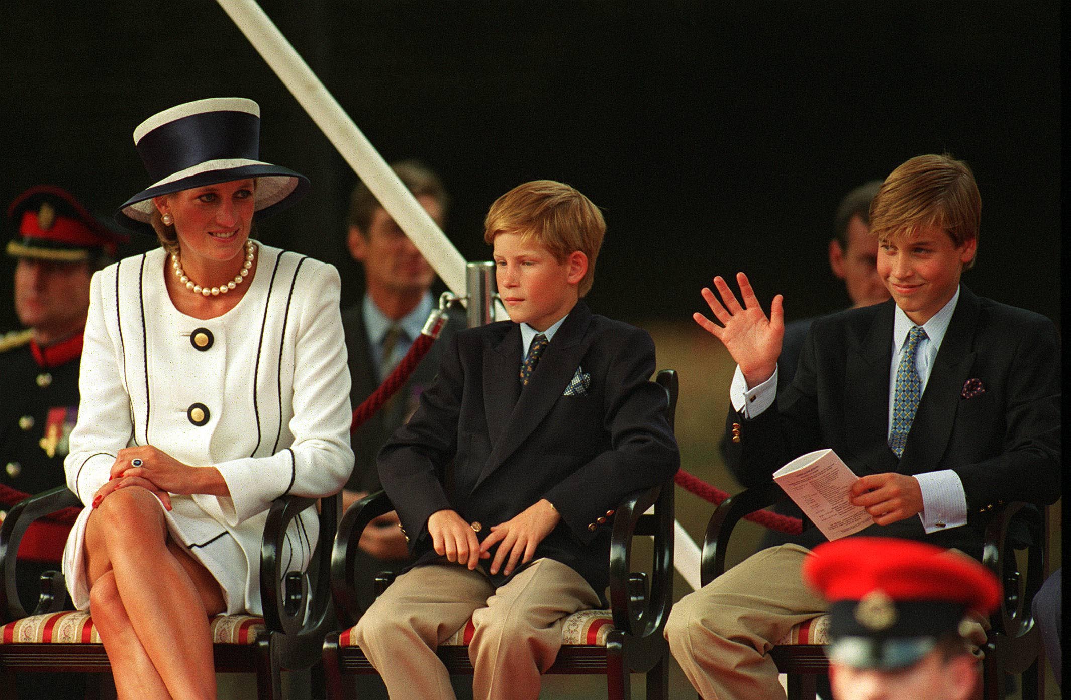 From Left to Right:-HRH PRINCESS OF WALES
