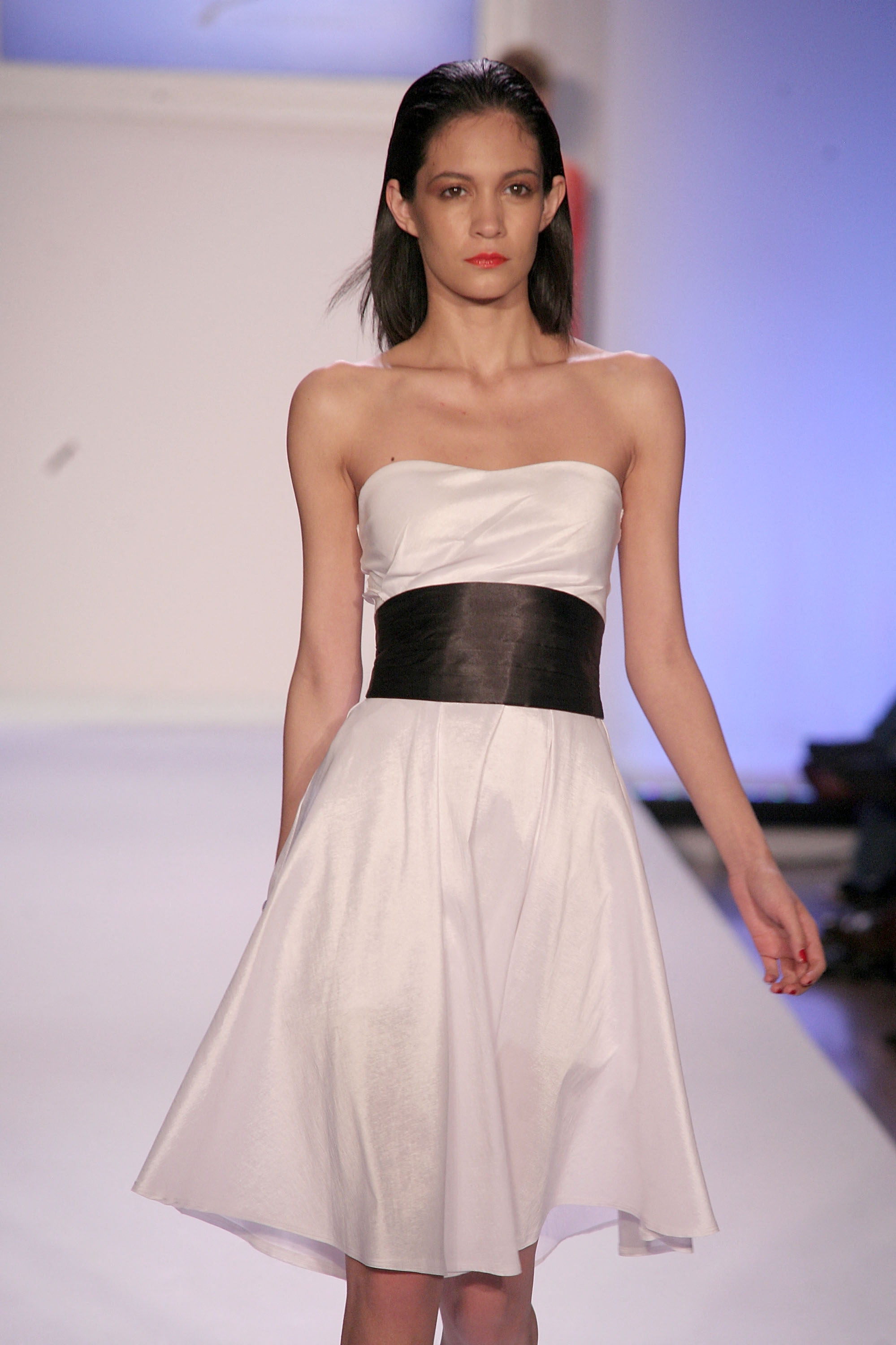 NEW YORK, NY - SEPTEMBER 11: A model walks the runway