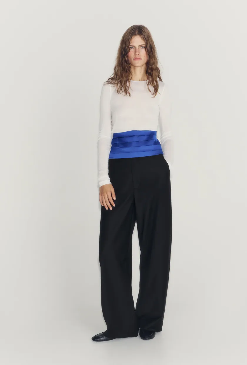 Zara Pleated Cummerbund Belt.webp