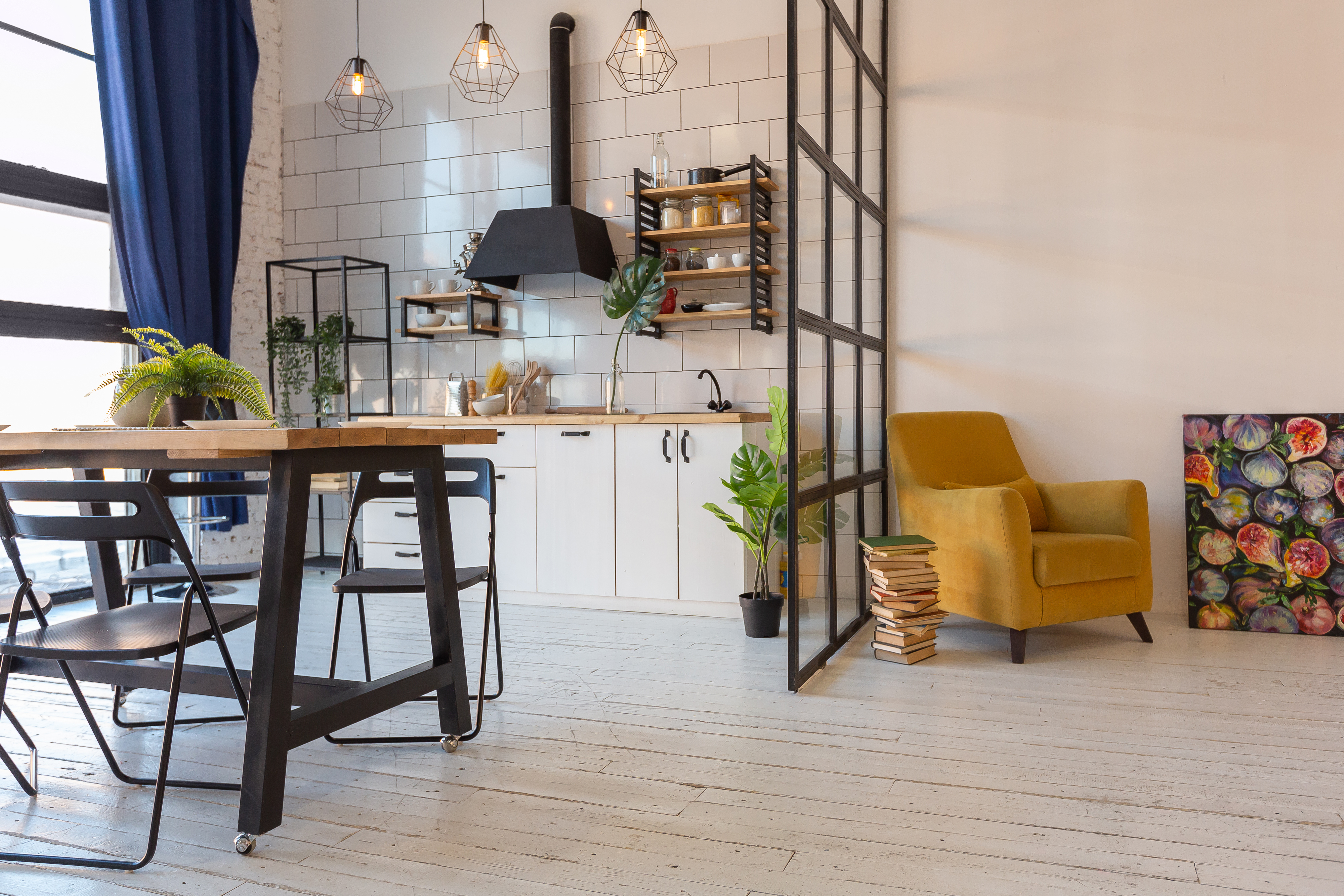 Luxury,Modern,Design,Of,A,Cozy,Small,Scandinavian-style,Studio,Apartment