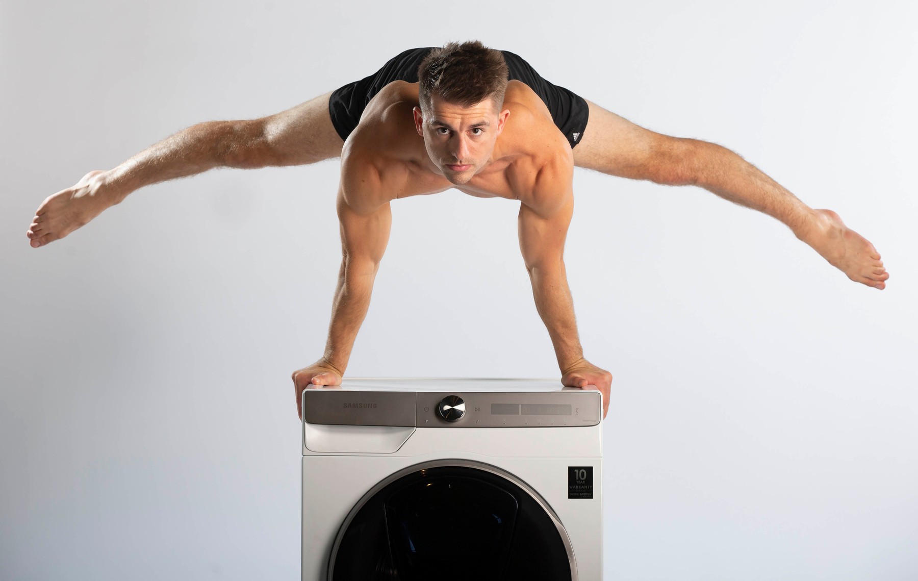 Non Exclusive: Olympian Max Whitlock Emulates David Gandy, Brad Pitt and Matthew McConaughey in witty new ad campaign