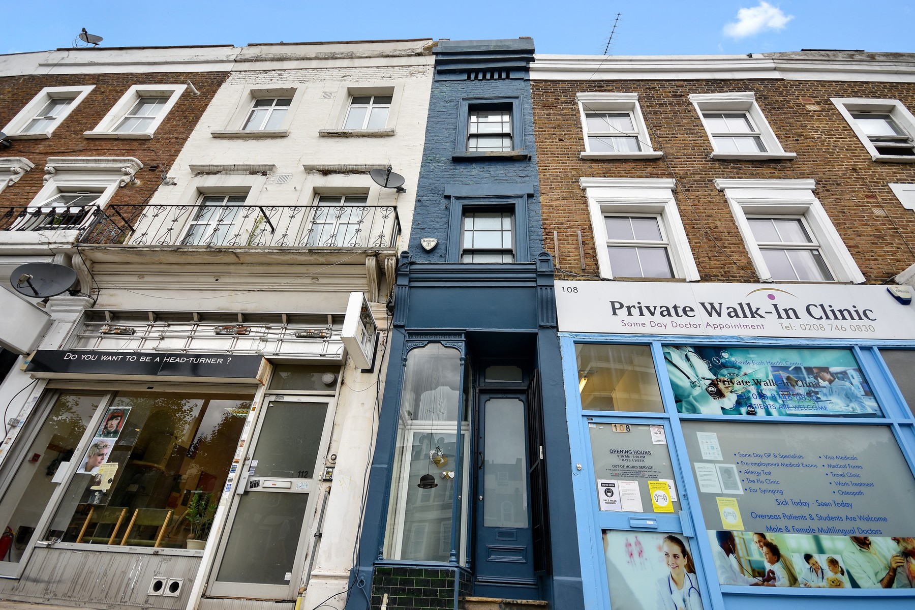 London’s 'Thinnest House’ At Just 5ft 5in Wide Goes On Sale For Nearly £1m