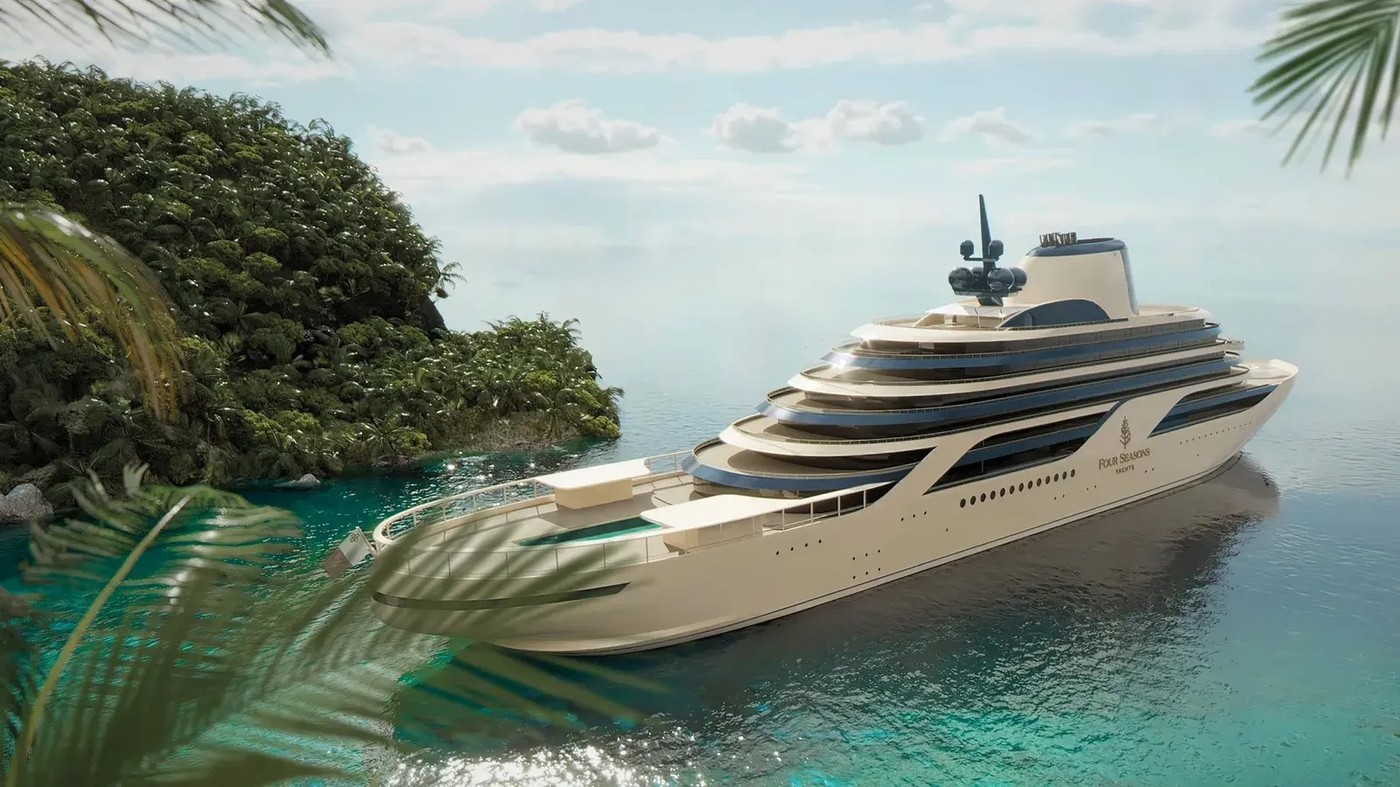 Superyacht costing £4million to build has 95 suites and chef serving up sushi