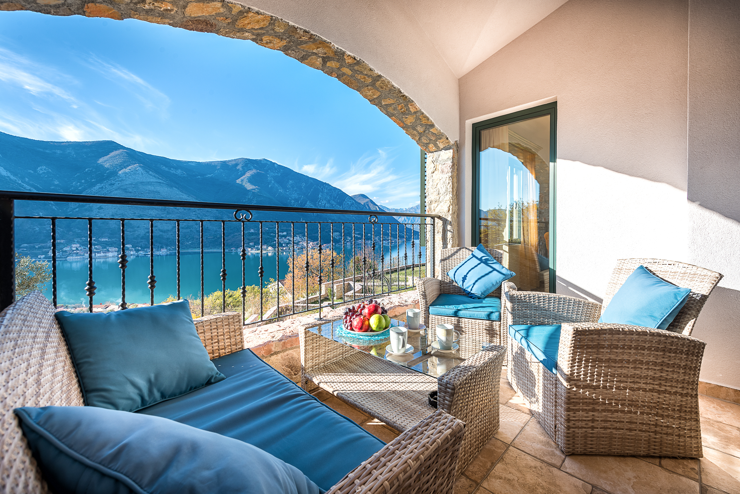 Breakfast,On,The,Terrace,With,Beautiful,Views,Of,The,Bay