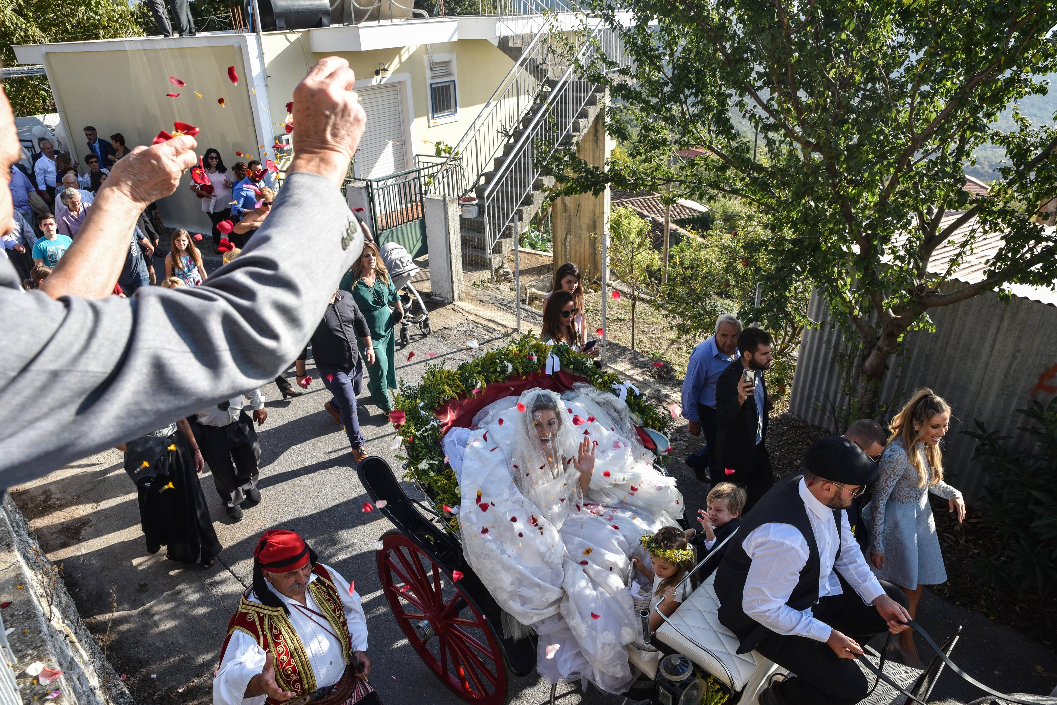 Maria Menounos and Keven Undergaro Greek wedding
