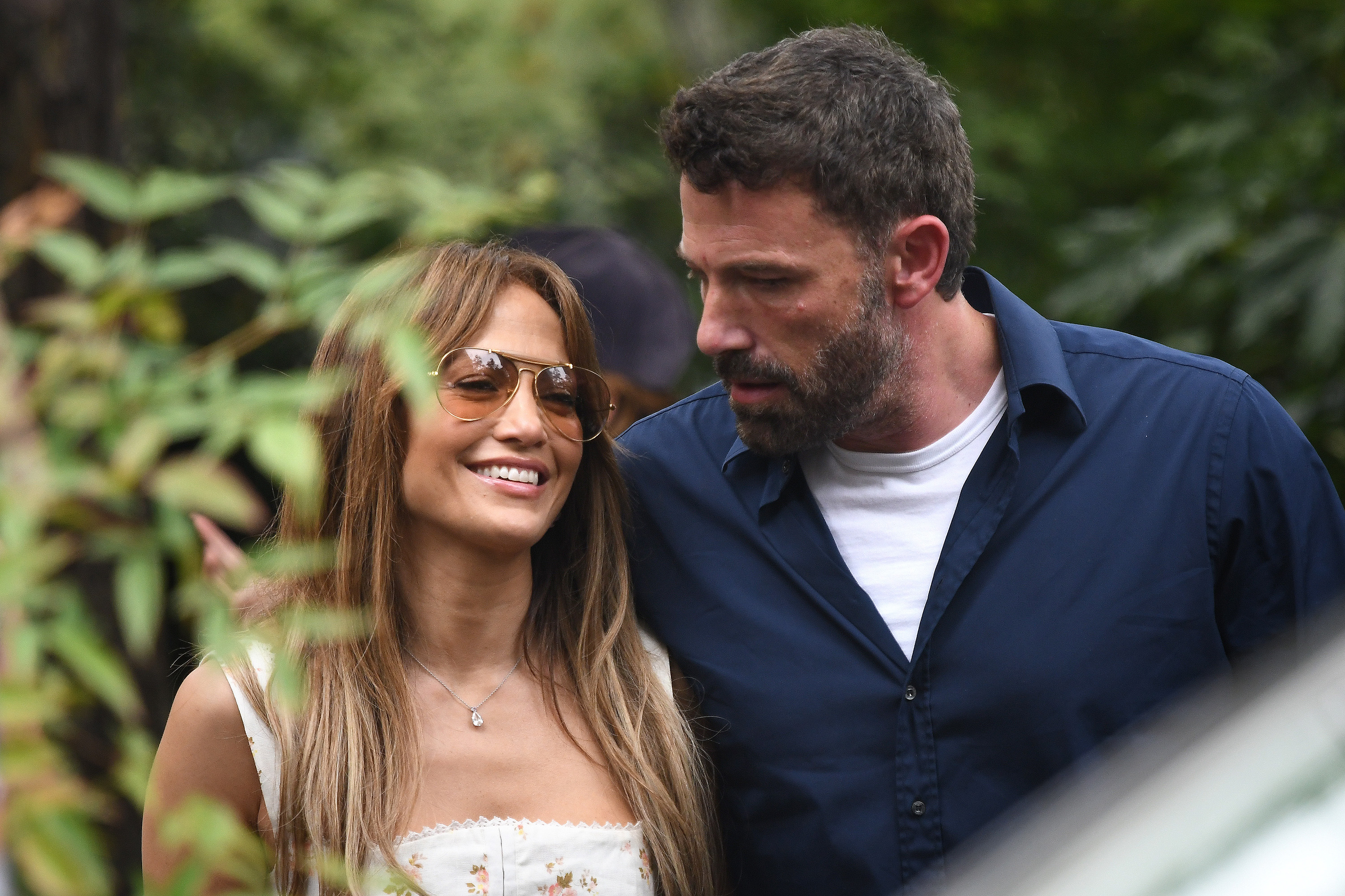Singer Jennifer Lopez and Ben Affleck take a private cruise on the Seine river