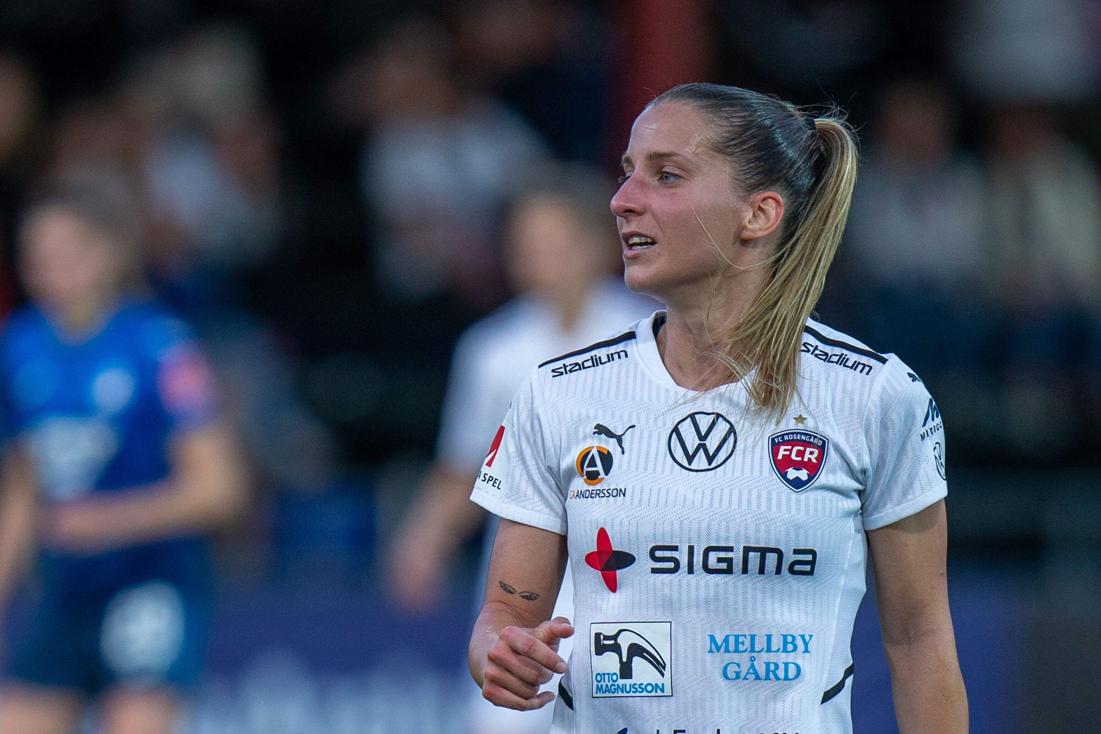 Malmoe, Sweden. 31st Aug, 2021. Jelena Cankovic (10 Rosengard) during the game in the Champions League between Rosengard and Hoffenheim at Malmoe Arena in Malmoe, Sweden. Credit: SPP Sport Press Photo. /Alamy Live News