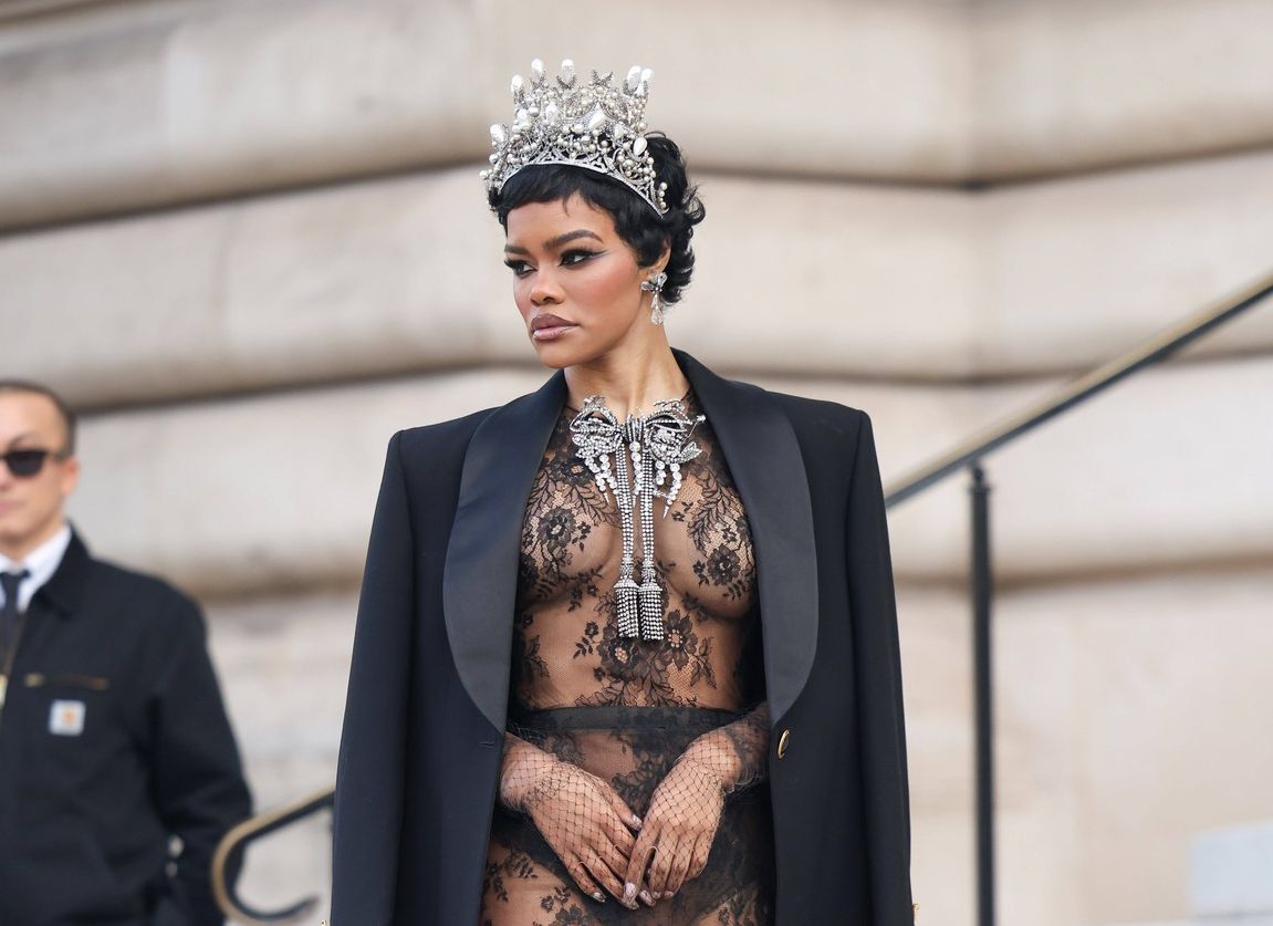 PARIS: Schiaparelli - Outside Arrivals - Paris Fashion Week - Haute Couture Week Spring/Summer 2026