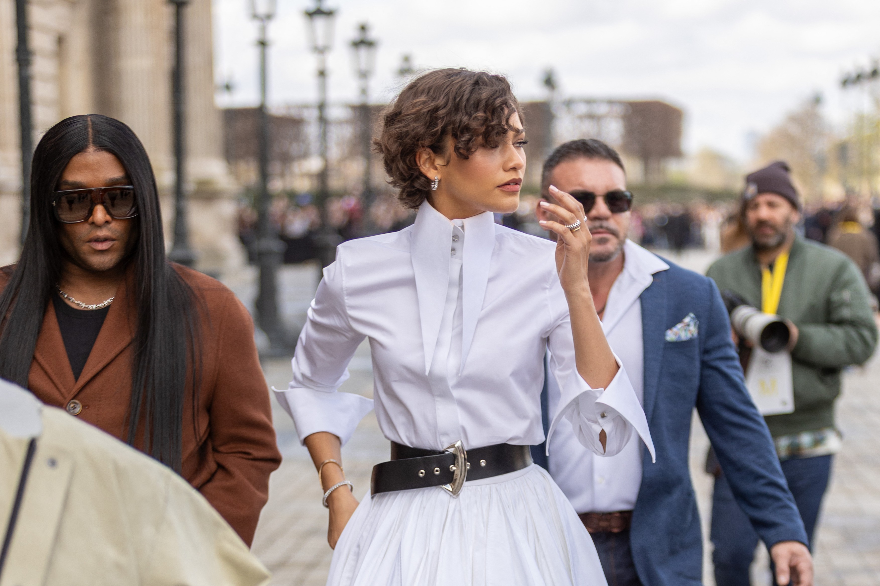 PFW Louis Vuitton Arrivals NB