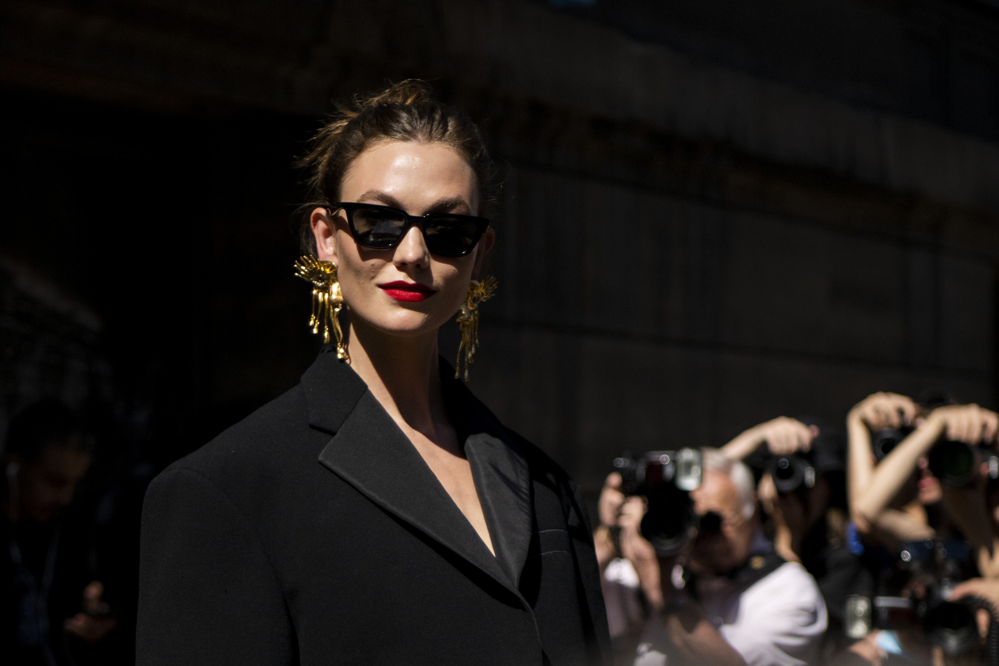 CELEBRITES : arrivees au defile Haute Couture Schiaparelli - Paris Fashion week - 04/07/2022