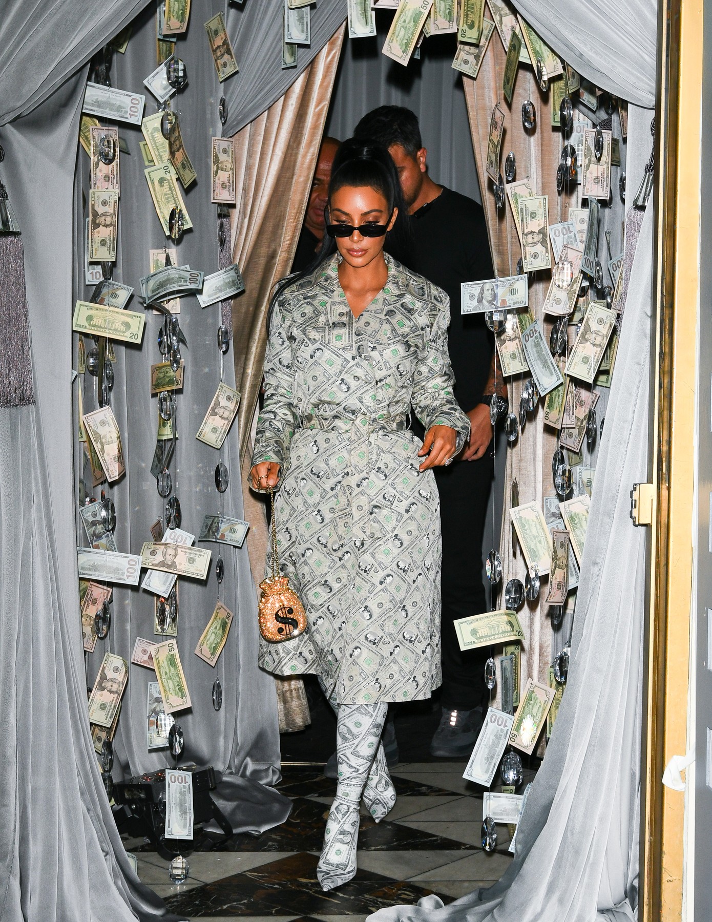 Kim Kardashian Money Dress