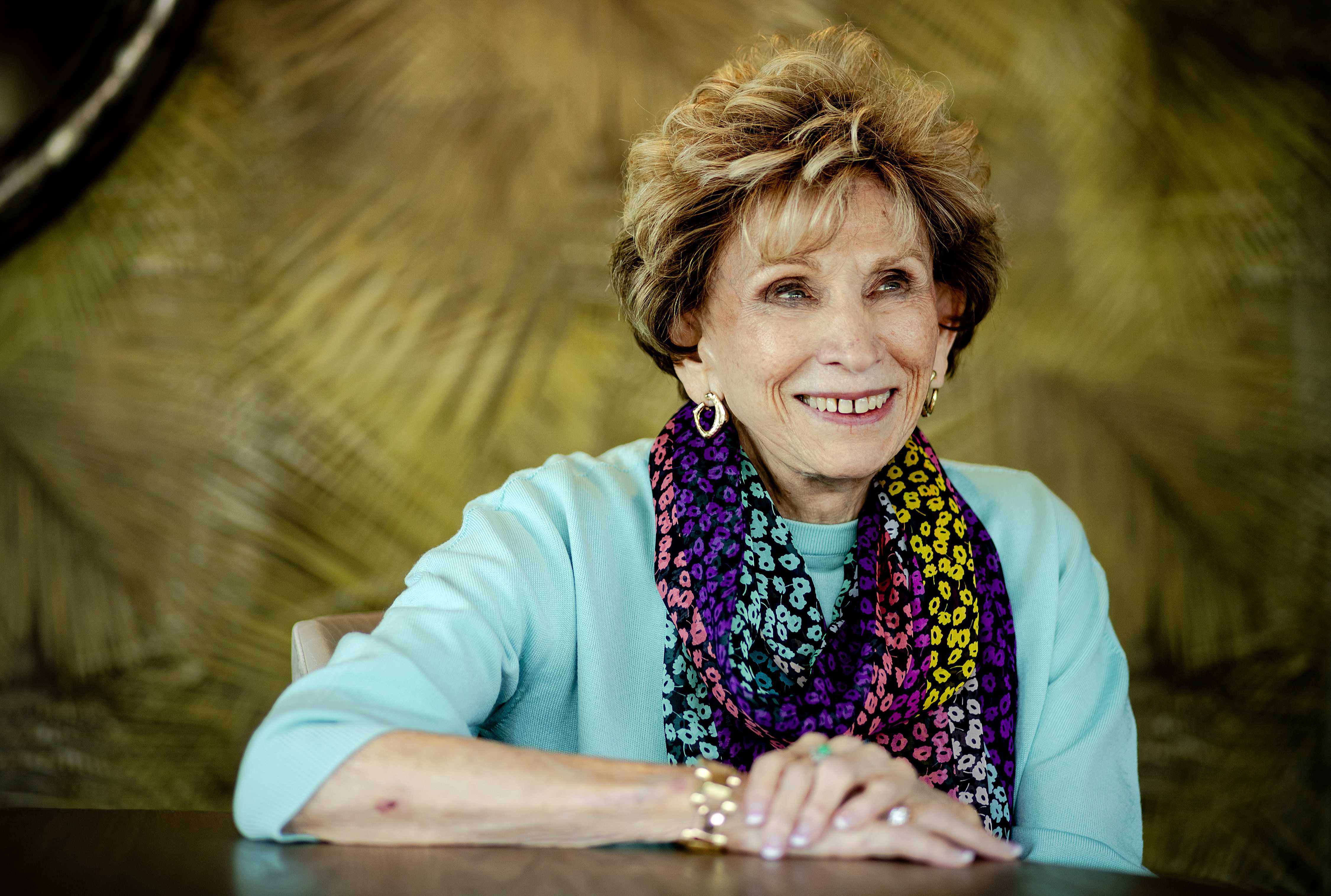 Portrait of the American-Hungarian Holocaust survivor, psychotherapist and dancer Edith Eva Eger