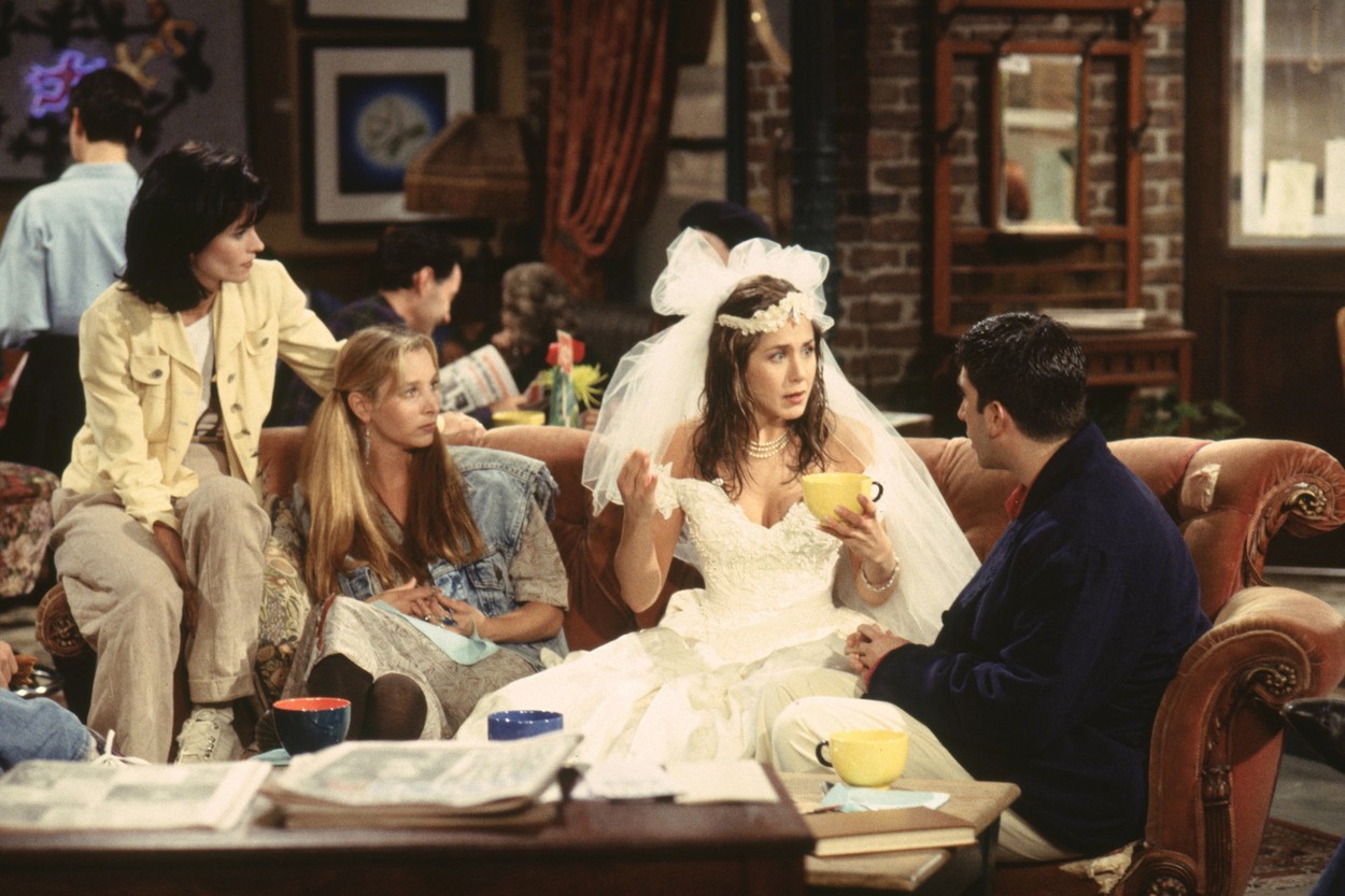 Courteney Cox , Lisa Kudrow ,Jennifer Aniston  and David Schwimmer