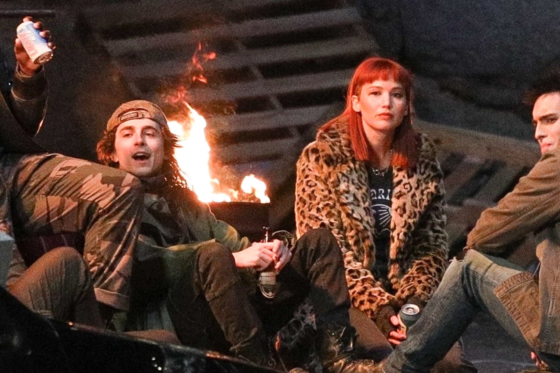 *PREMIUM-EXCLUSIVE* First pictures of Jennifer Lawrence back on set after accident