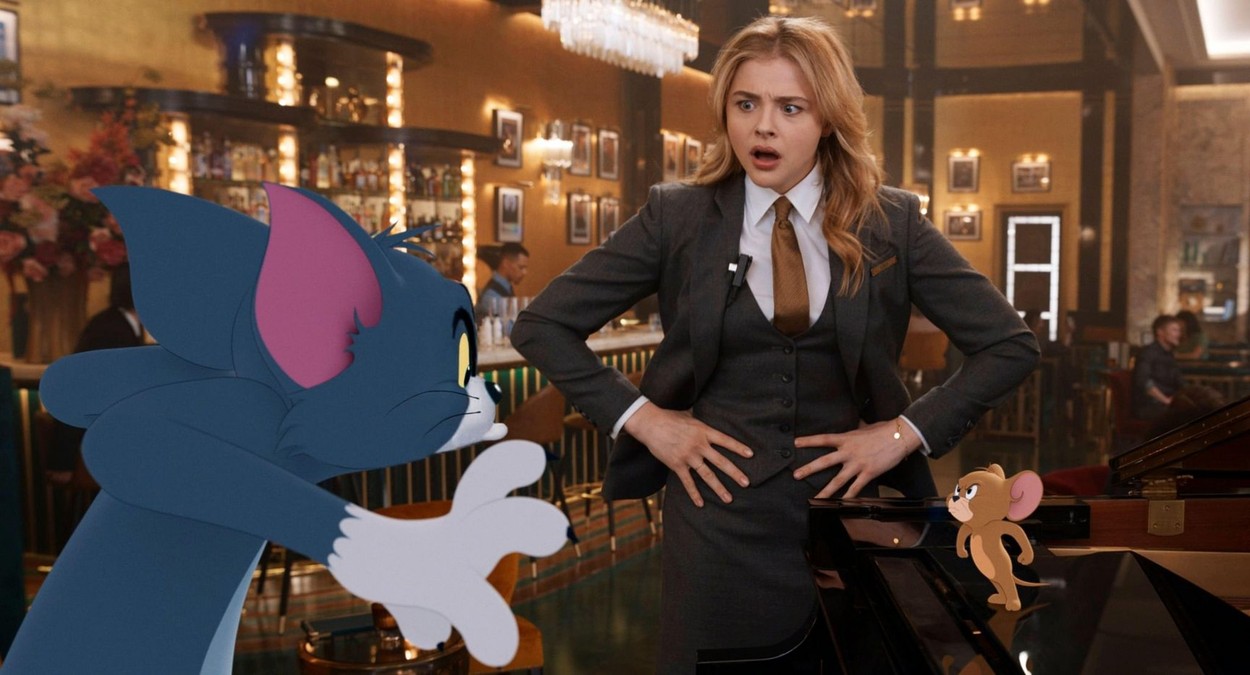 Tom &amp; Jerry: The Movie (2021) directed by Tim Story and starring Chlo Grace Moretzin this live action CGI hybrid movie starring the much-loved warring cat and mouse cartoon characters.