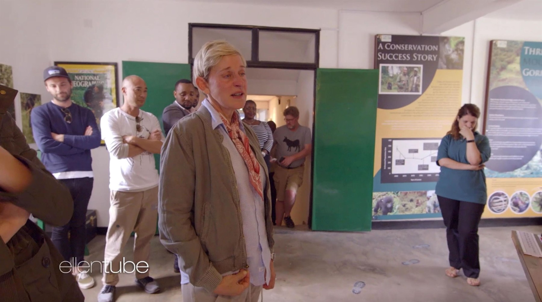 Ellen DeGeneres shares video from her life-changing trip to Africa to see silverback gorillas