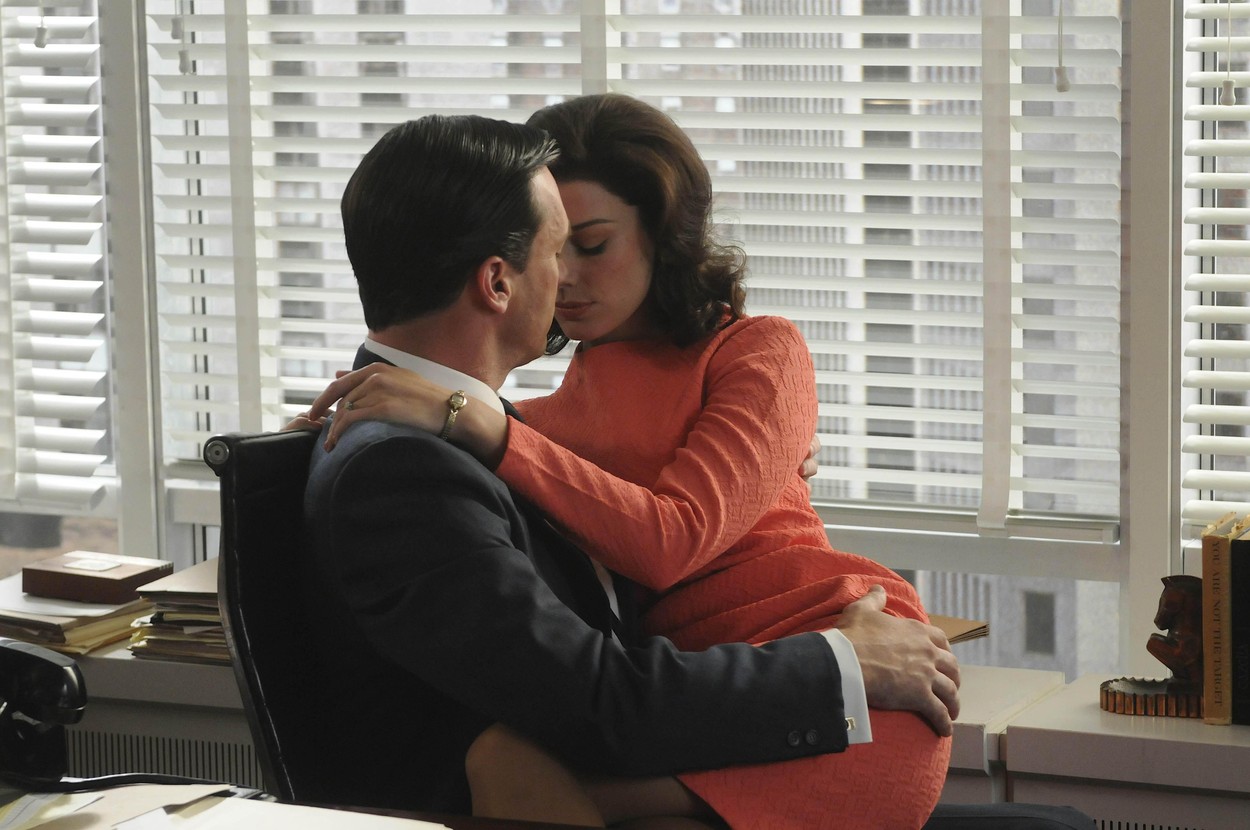 Jon Hamm and Jessica Pare