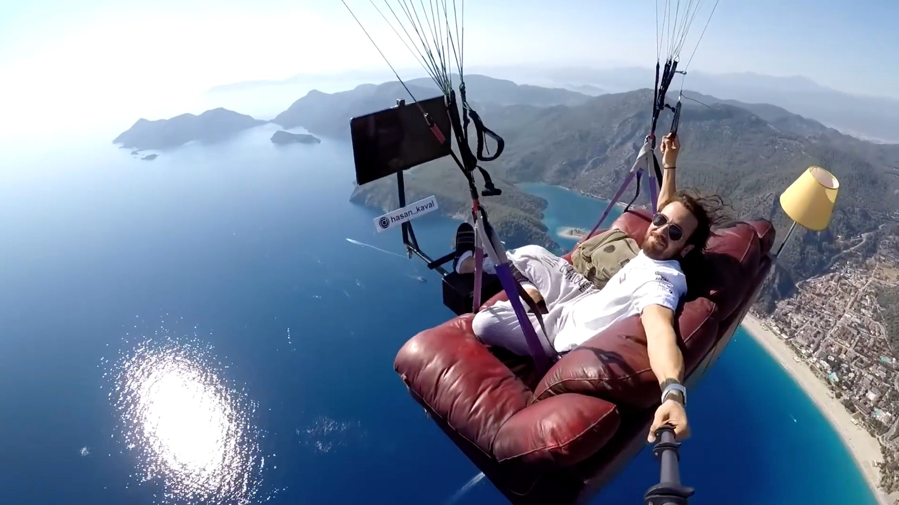 Paragliding couch potato