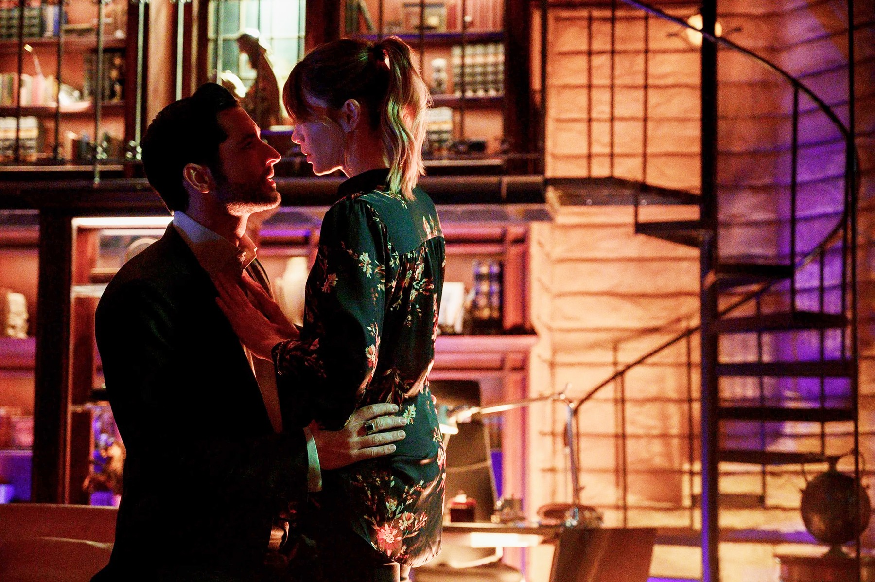 Tom Ellis and Lauren German