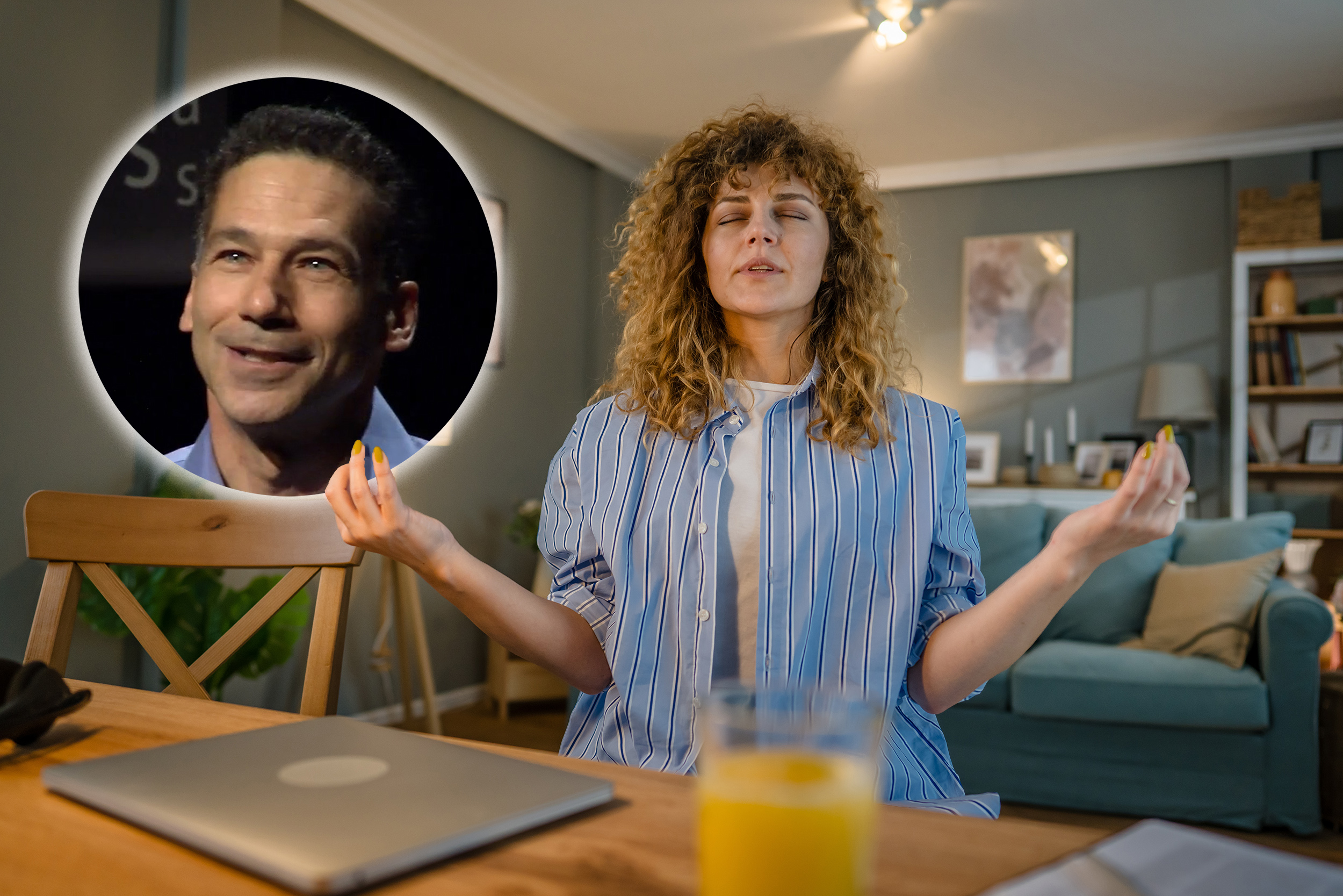 William Ury One,Woman,Adult,Caucasian,Work,On,Her,Laptop,At,Home