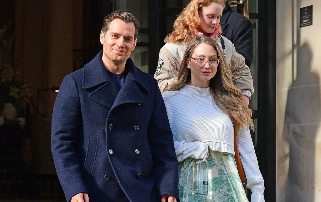 *EXCLUSIVE* ***Superman actor Henry Cavill reveals he is expecting first child with girlfriend Natalie Viscuso***British Actor Henry Cavill is spotted with his American girlfriend Natalie Viscuso leaving their Central London Hotel in the morning sunshin