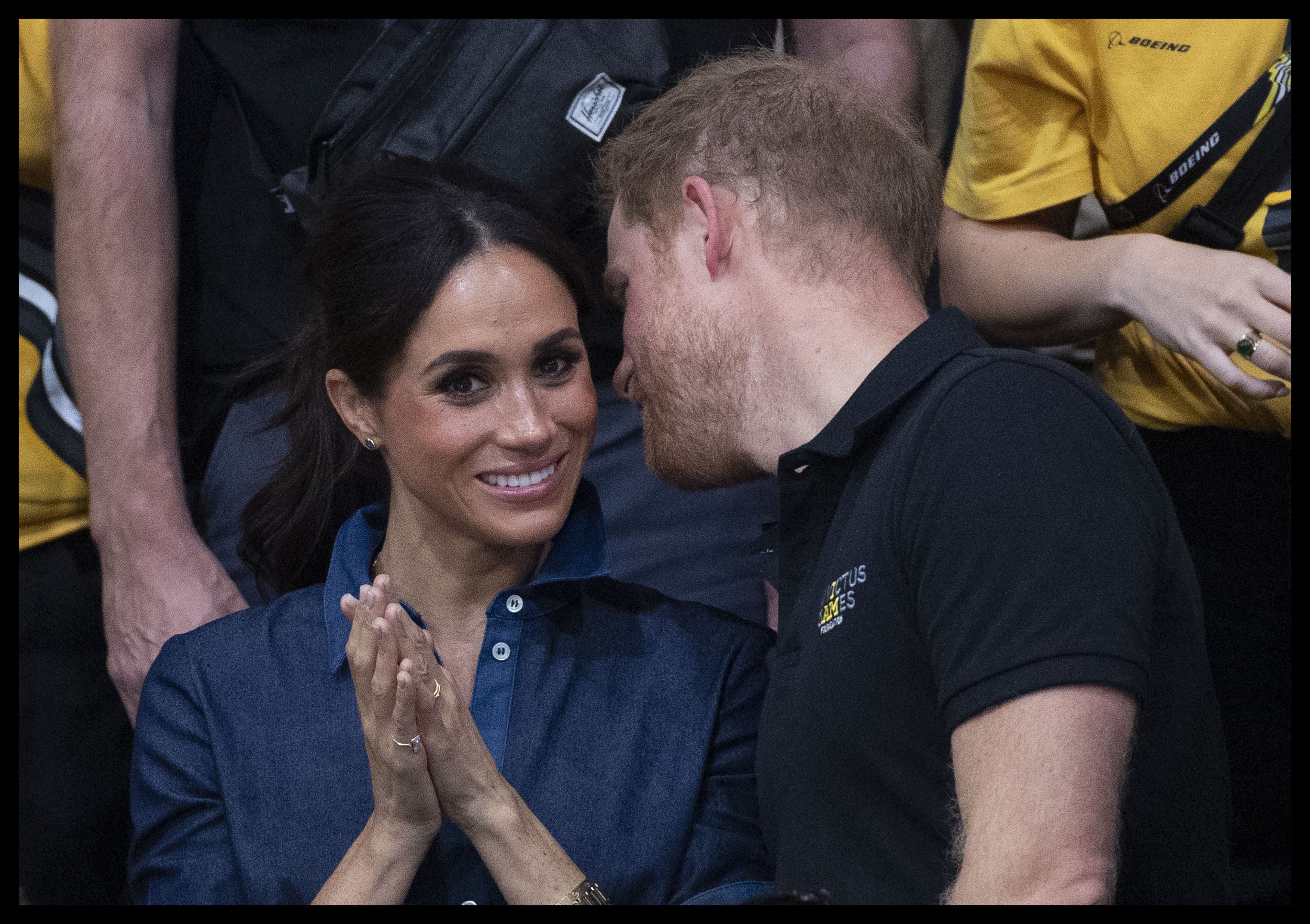 Prince Harry and Meghan Markle at Invictus Games-Day Three in Dusseldorf, Germany.