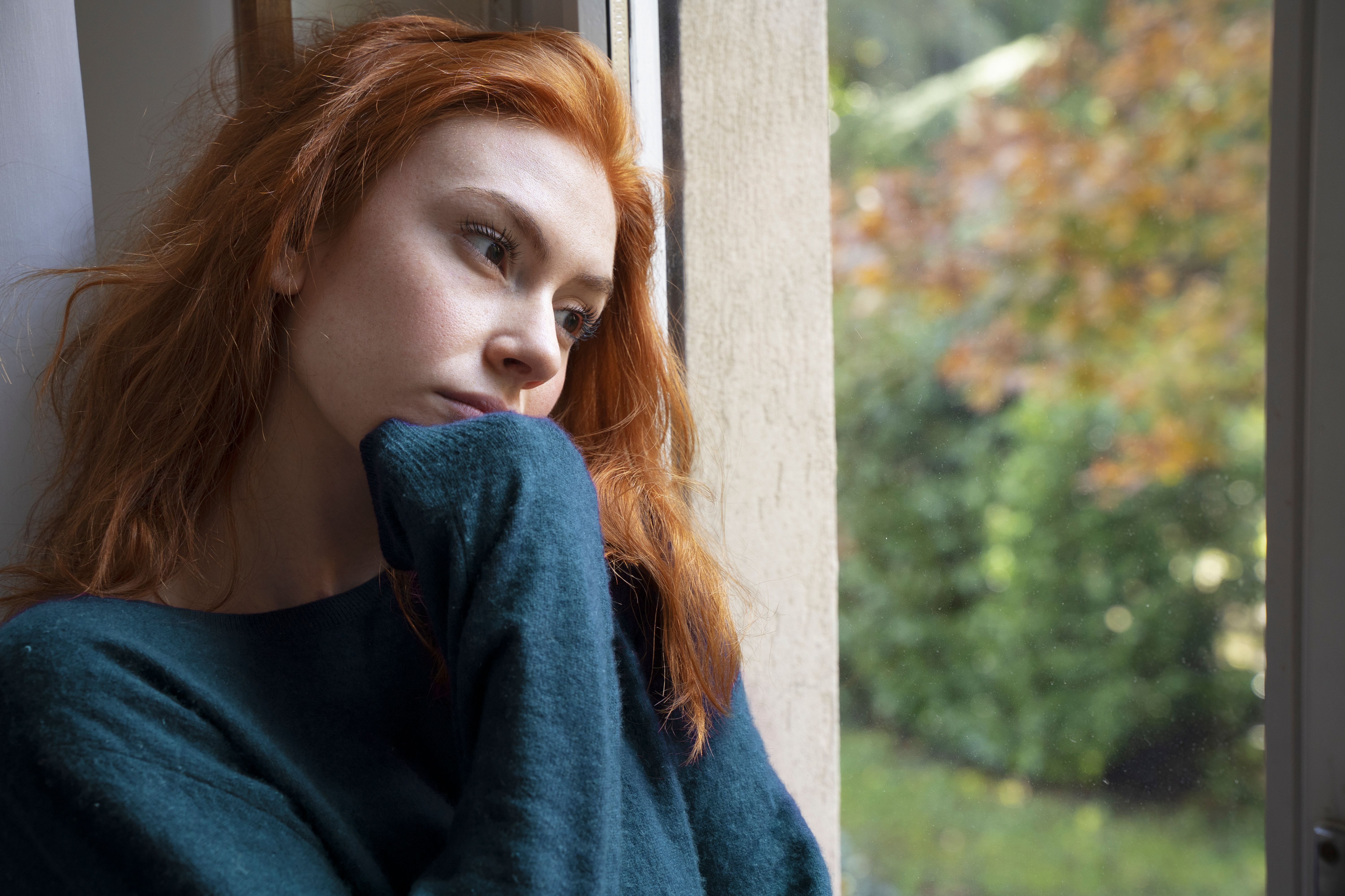 Sad,Woman,Feeling,Negative,Emotions,Alone,At,Home