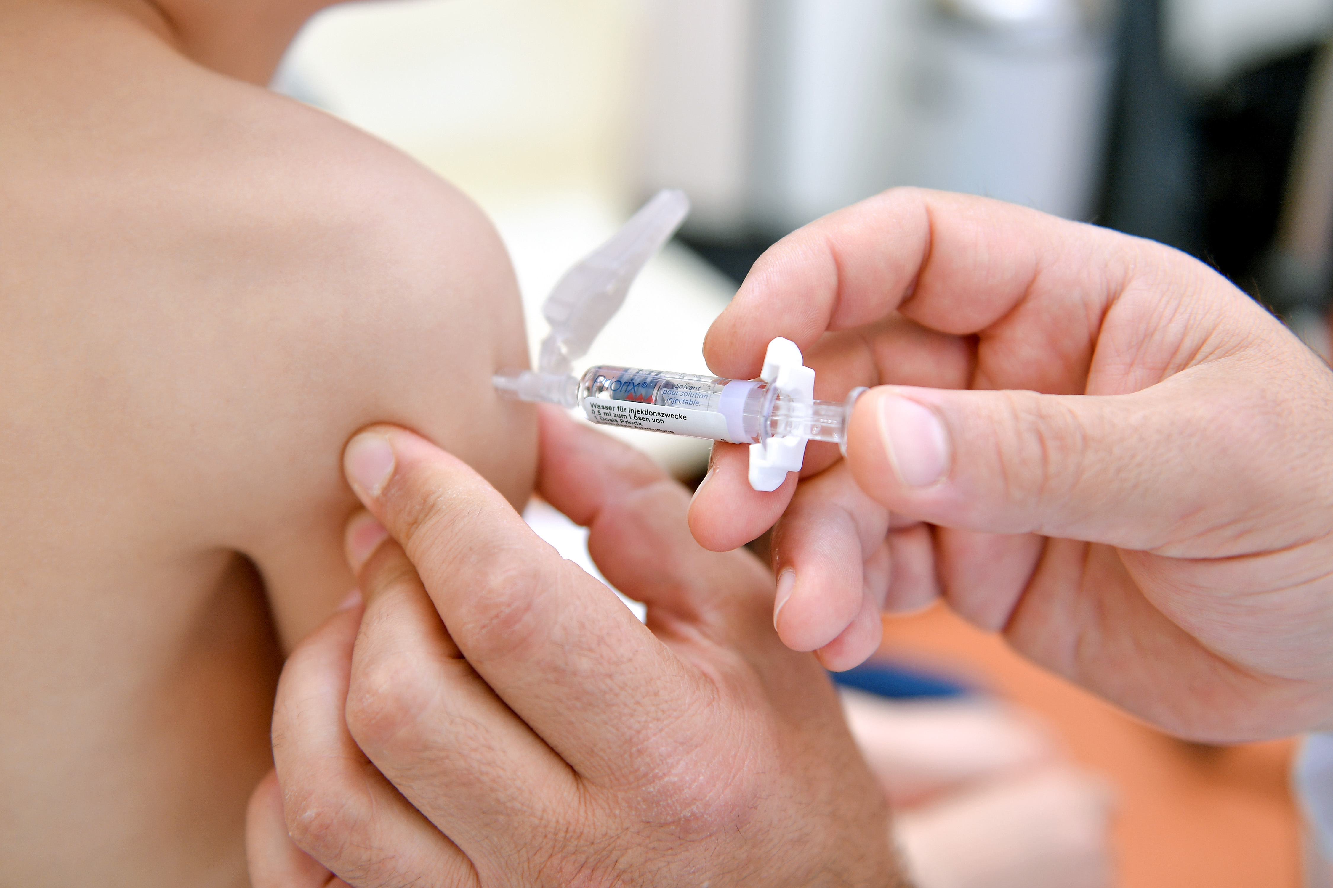 Measles vaccination in Schwelm vakcinacija  vakcina