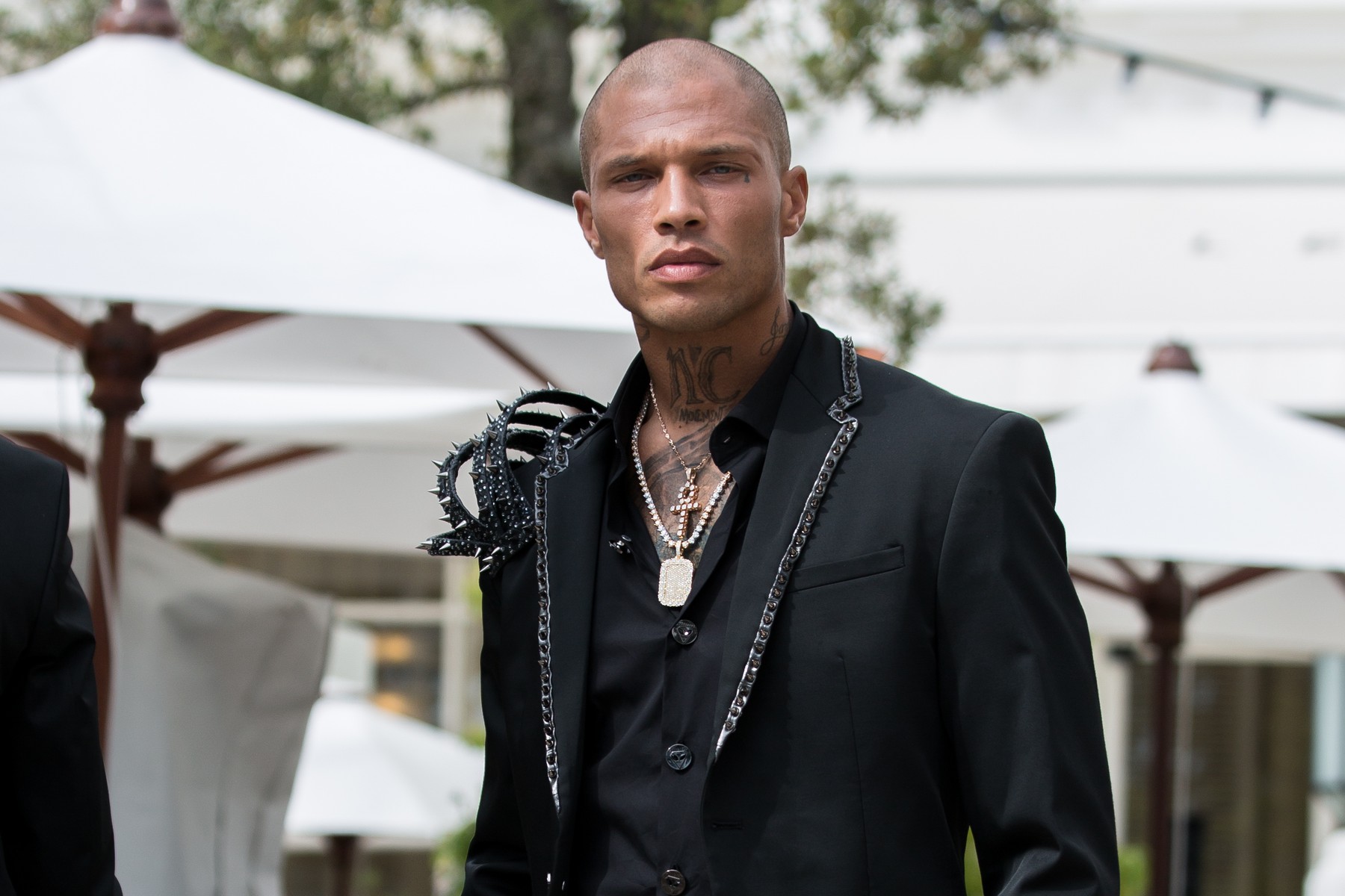 Jeremy Meeks in Cannes