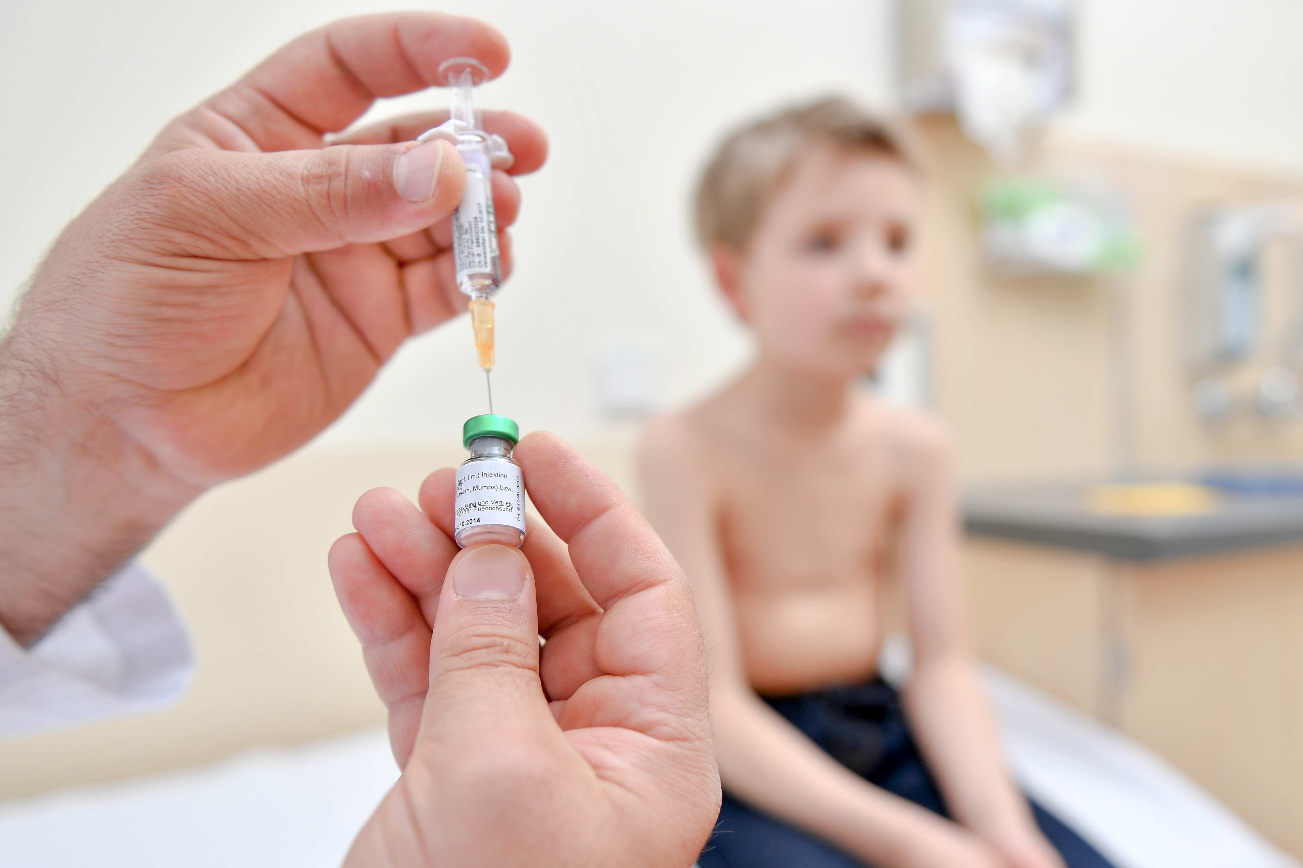 Measles vaccination in Schwelm vakcinacija vakcina