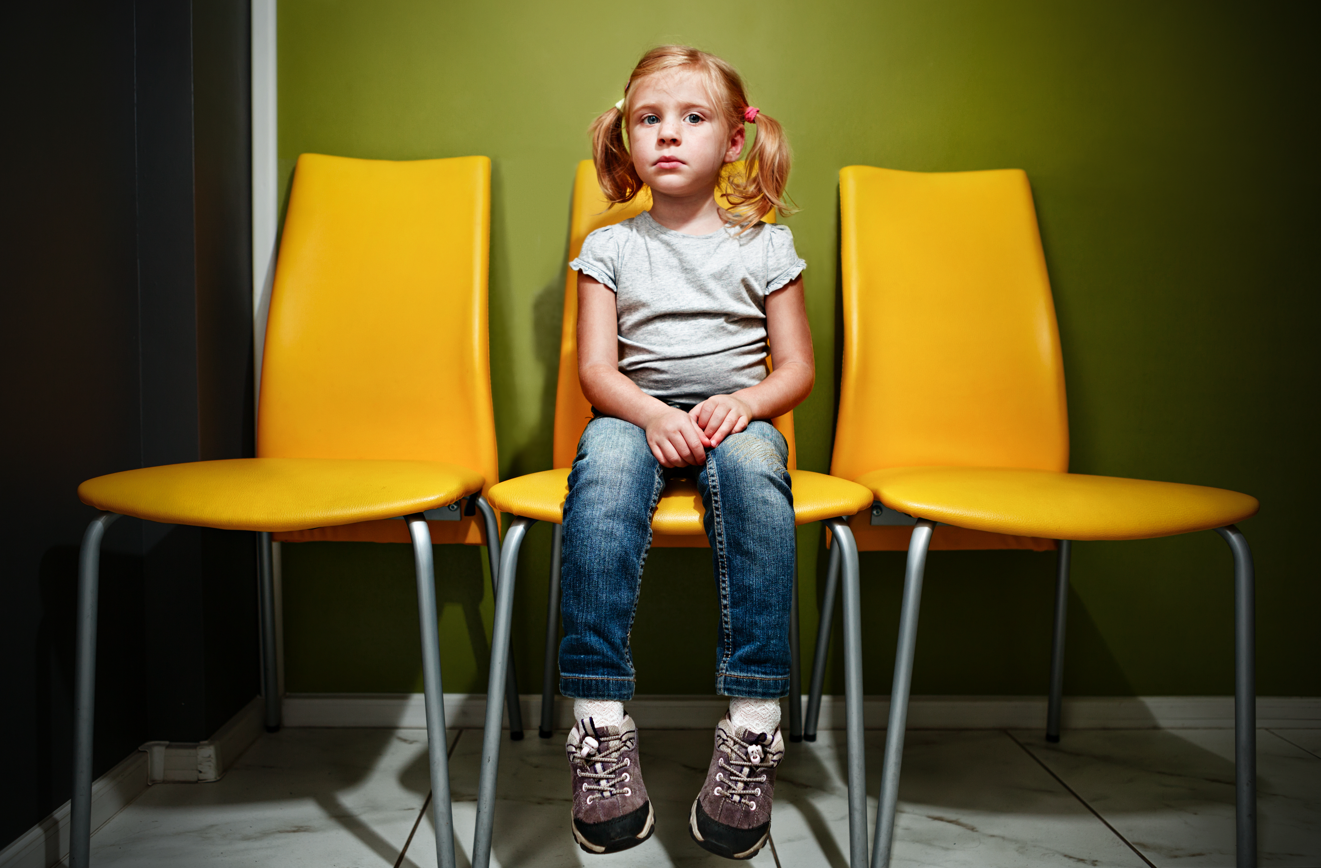 Little,Redhead,Girl,Waiting,In,Reception,Room.