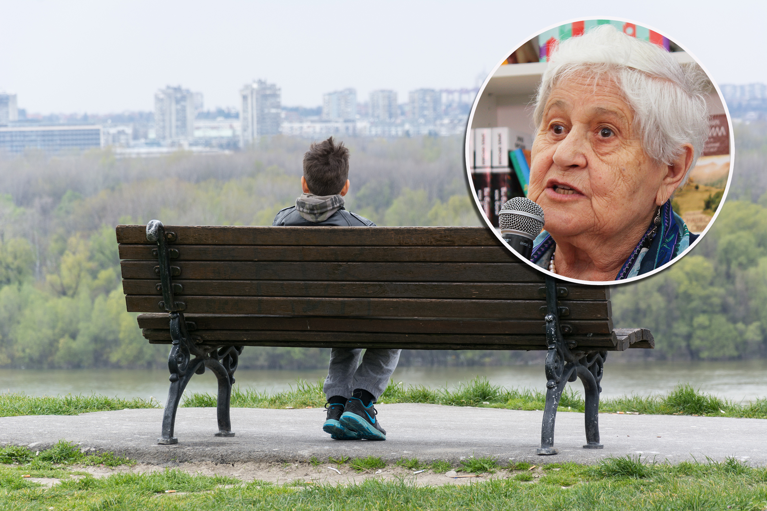 Belgrade,,Serbia,-,April,10,2015.,Boy,Sitting,On,A