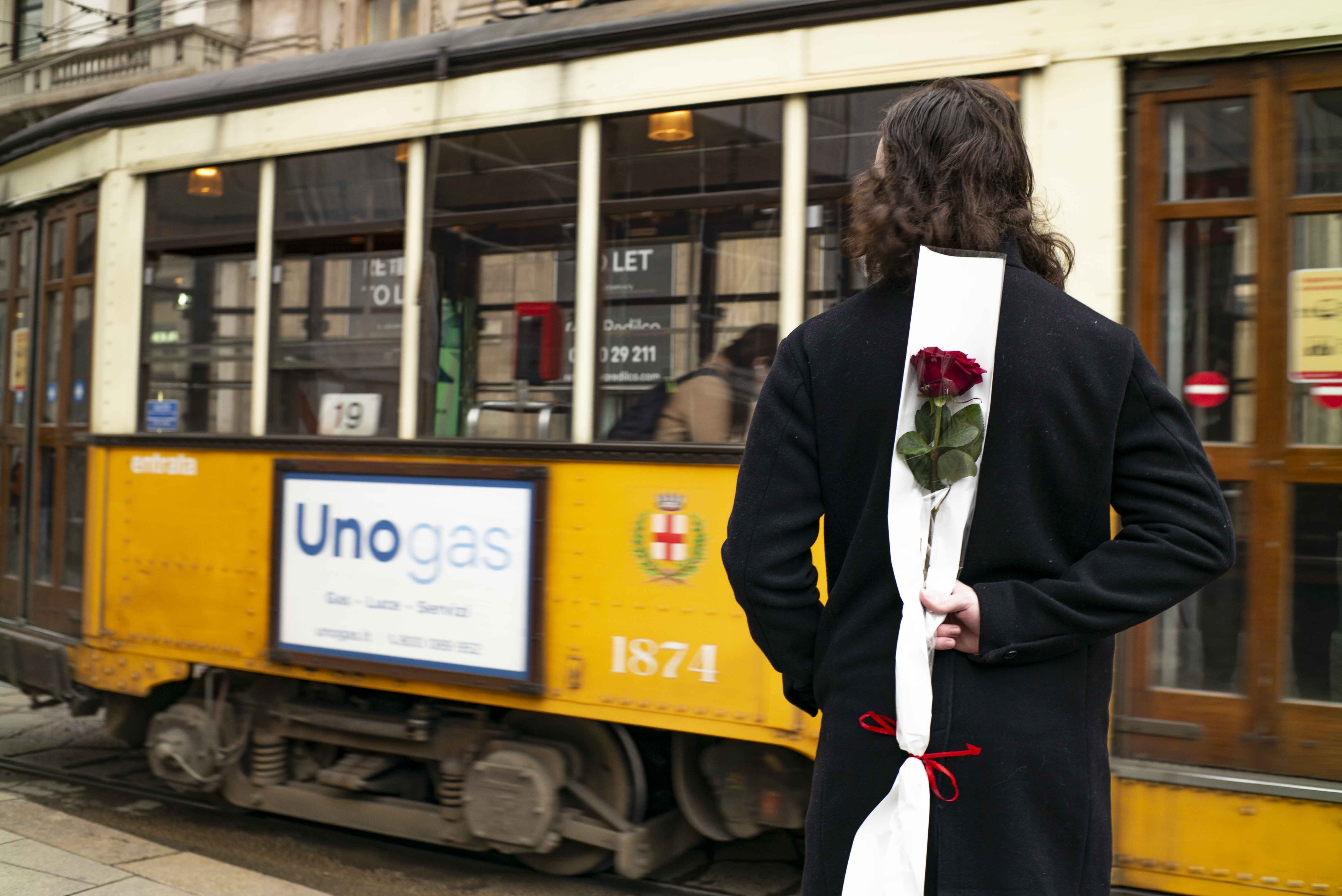 Milan, Valentine's Day at the time of the covid