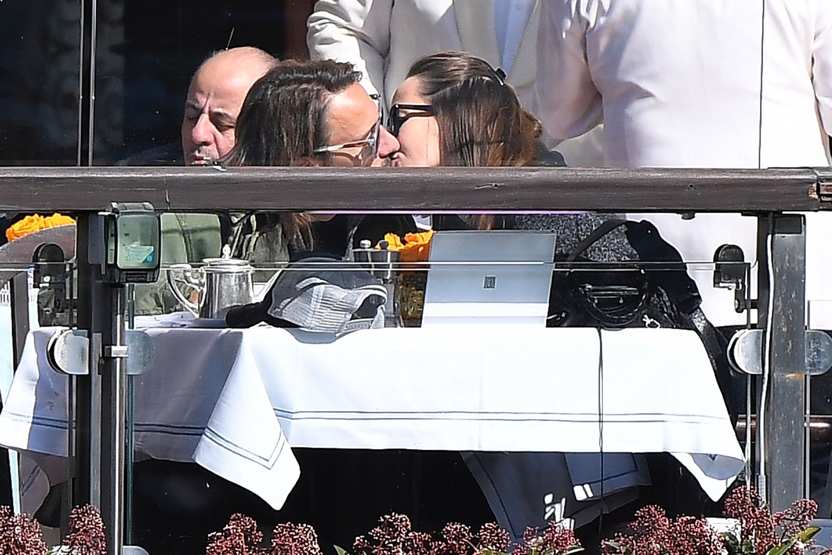 *EXCLUSIVE* French record producer Bob Sinclar pictured enjoying romantic time with girlfriend Galina in Venice.