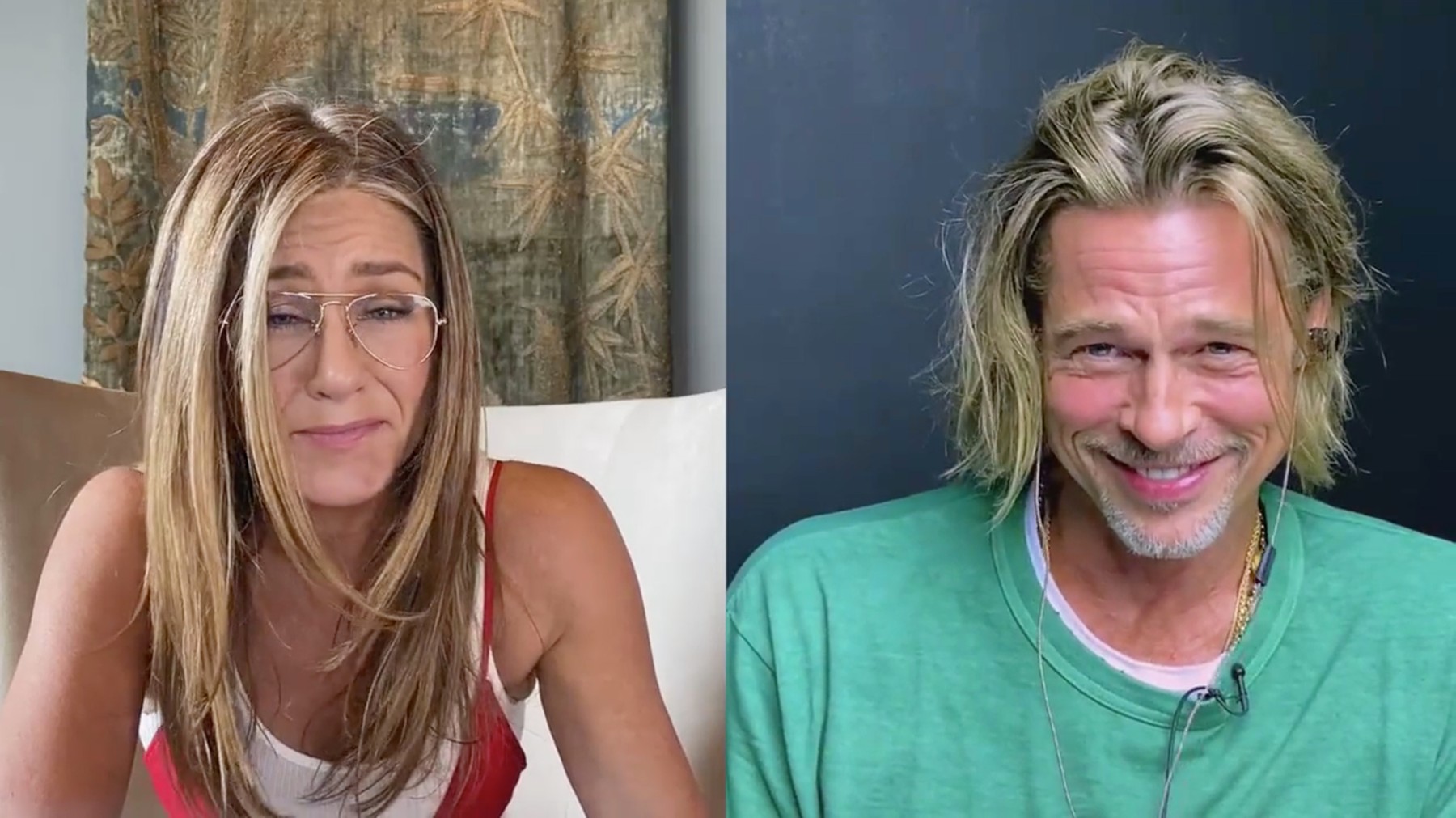 Brad Pitt and Jennifer Aniston reunited for charity movie read-through