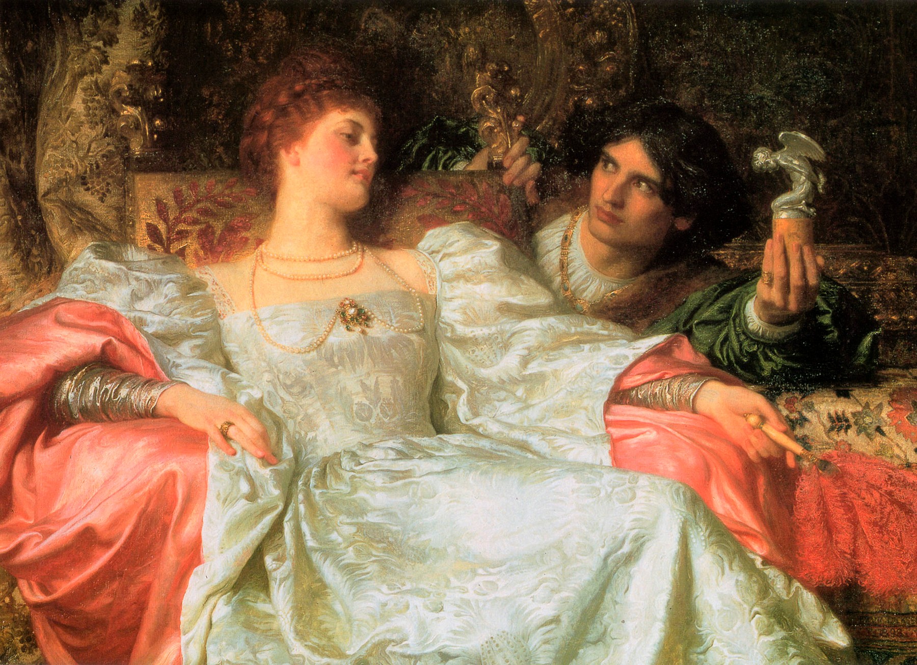 'An Offering', 1898.  Artist: Frank Dicksee