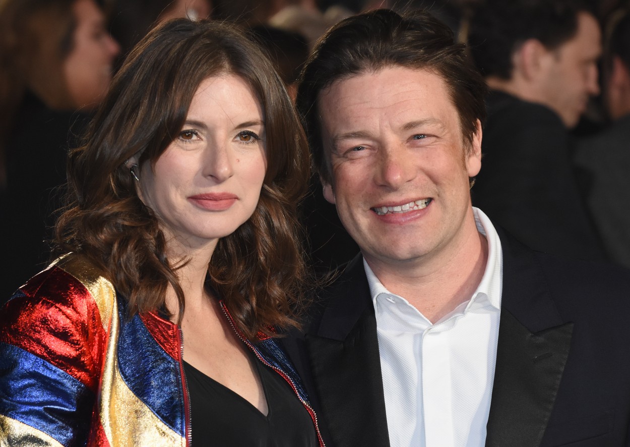 Jamie Oliver,  Jools Oliver,  "Eddie The Eagle" - European Premiere,  Odeon Leicester Square,  London  17.03.16