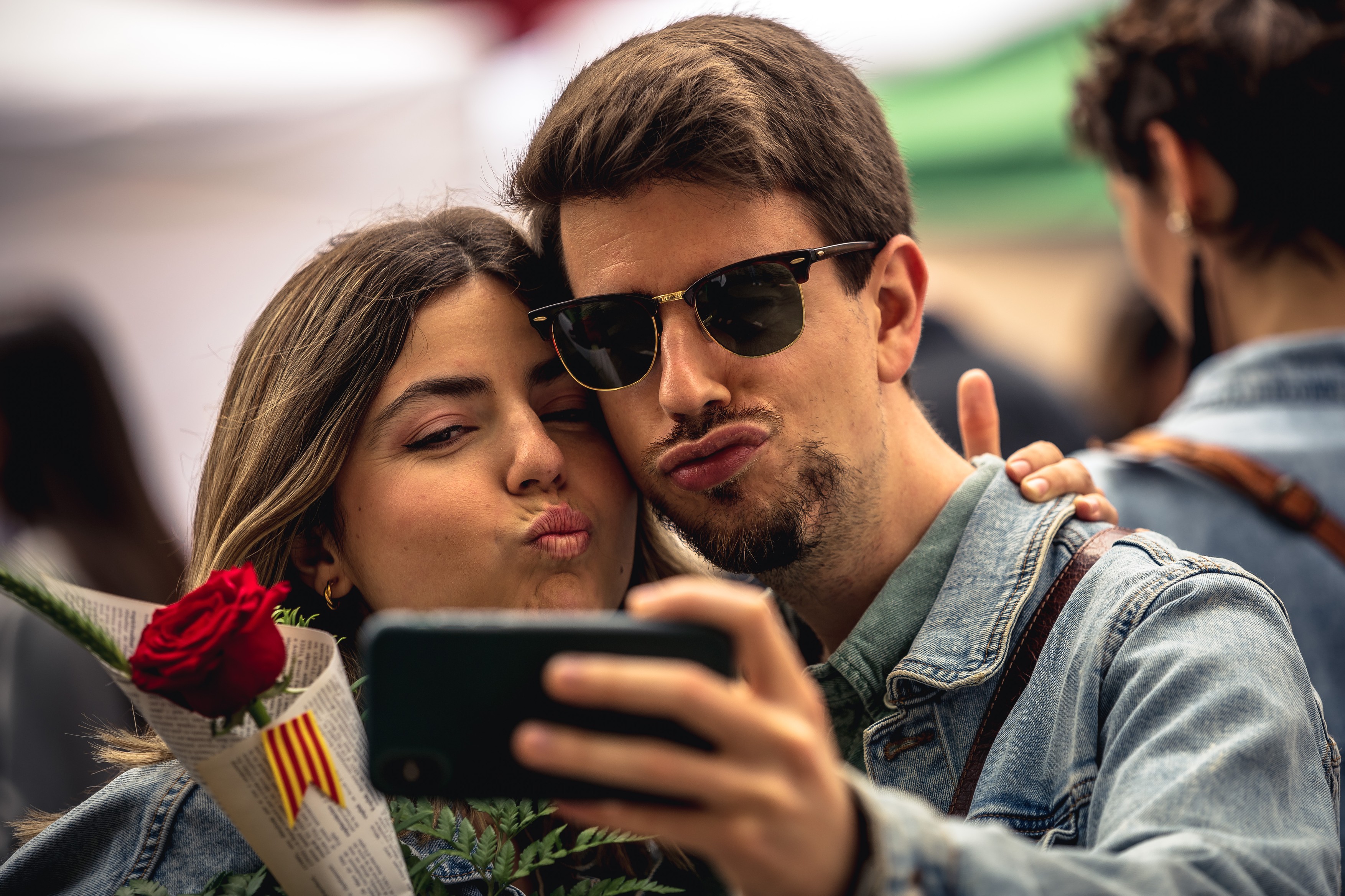 Sant Jordi - Catalonia Celebrates A Day Of Roses And Books, Barcelona, Spain - 23 Apr 2023